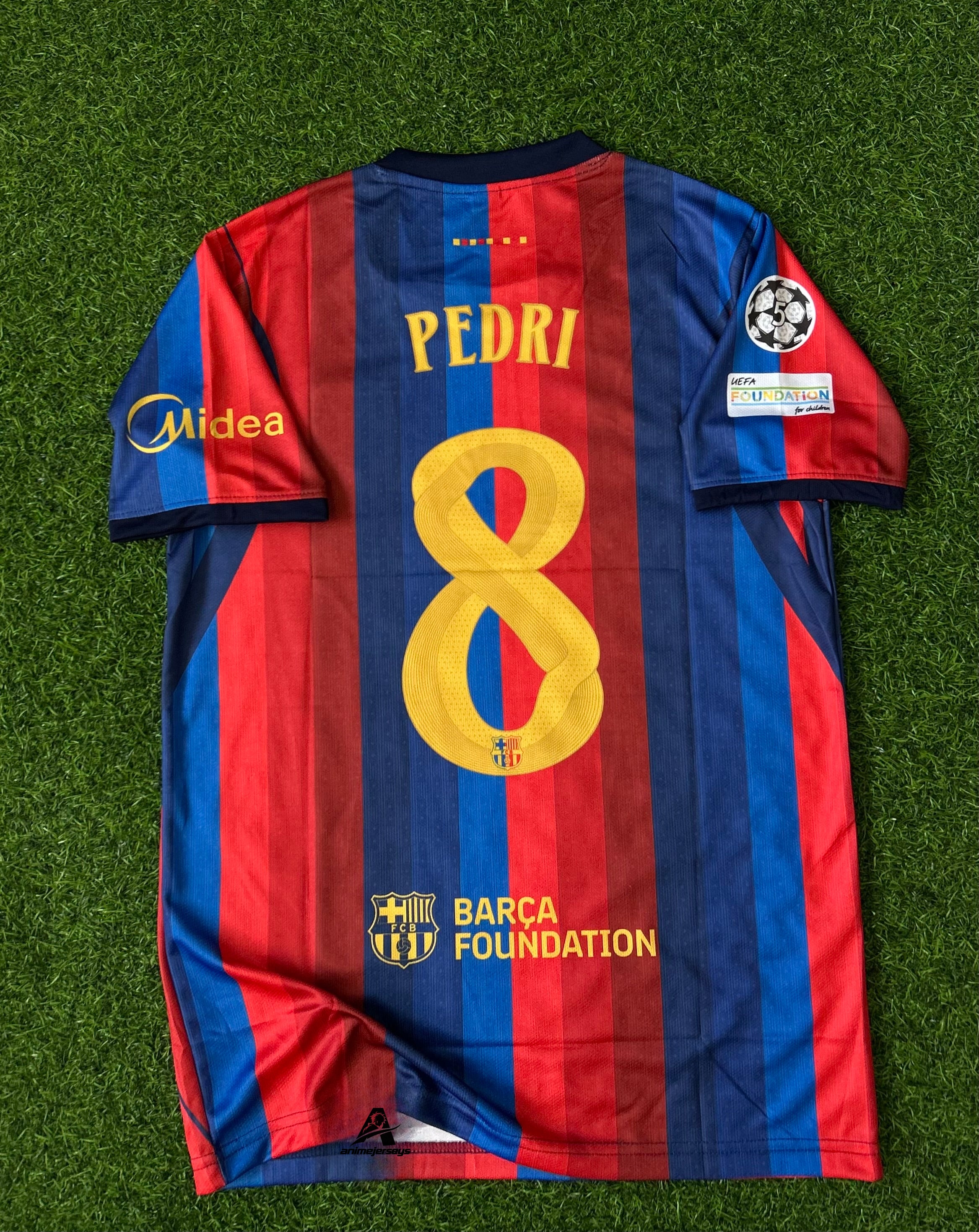 BARCELONA 2026-27 SEASON HOME JERSEY, HALF SLEEVE EMBROIDERY