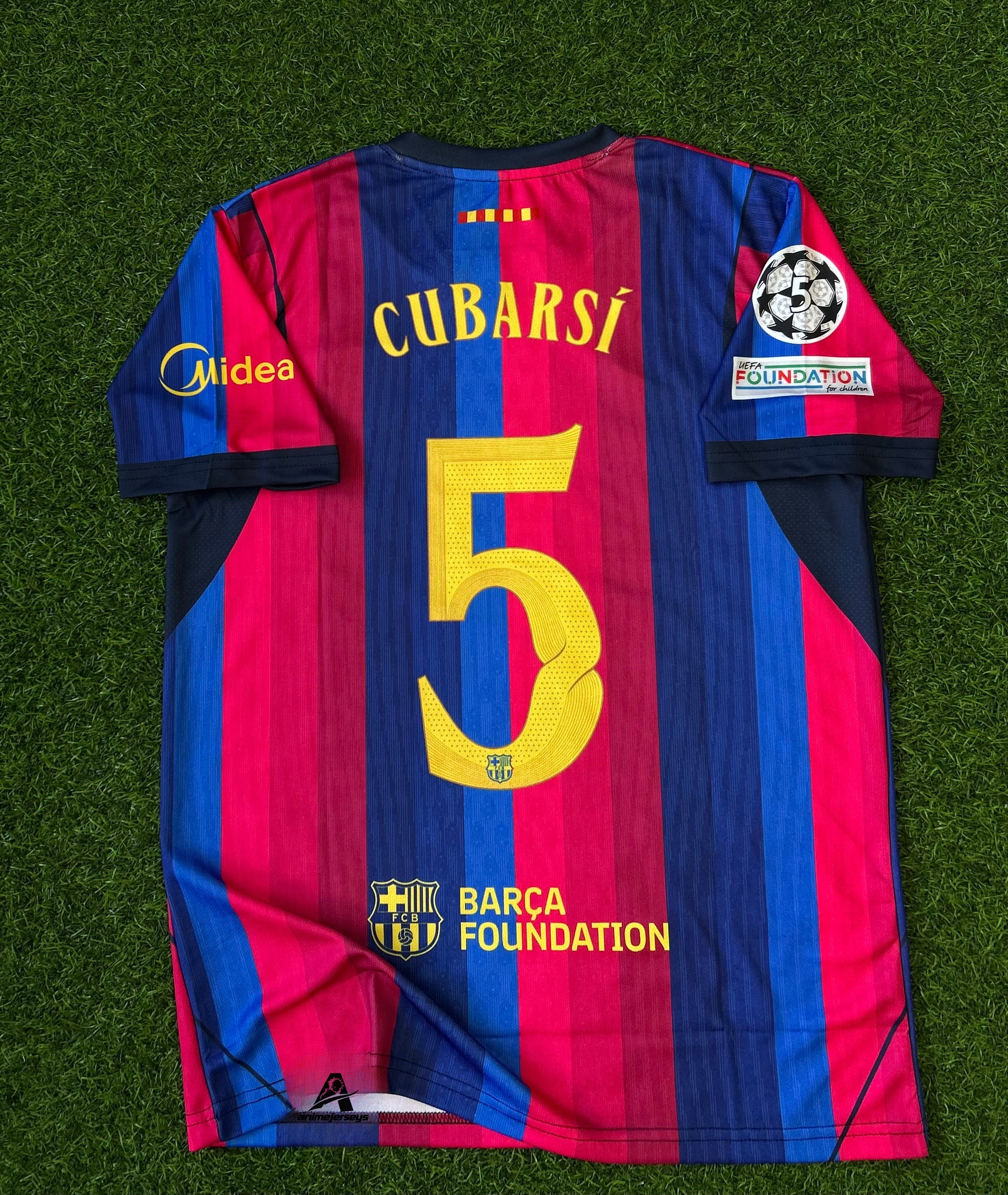 BARCELONA 2026-27 SEASON HOME JERSEY, HALF SLEEVE EMBROIDERY