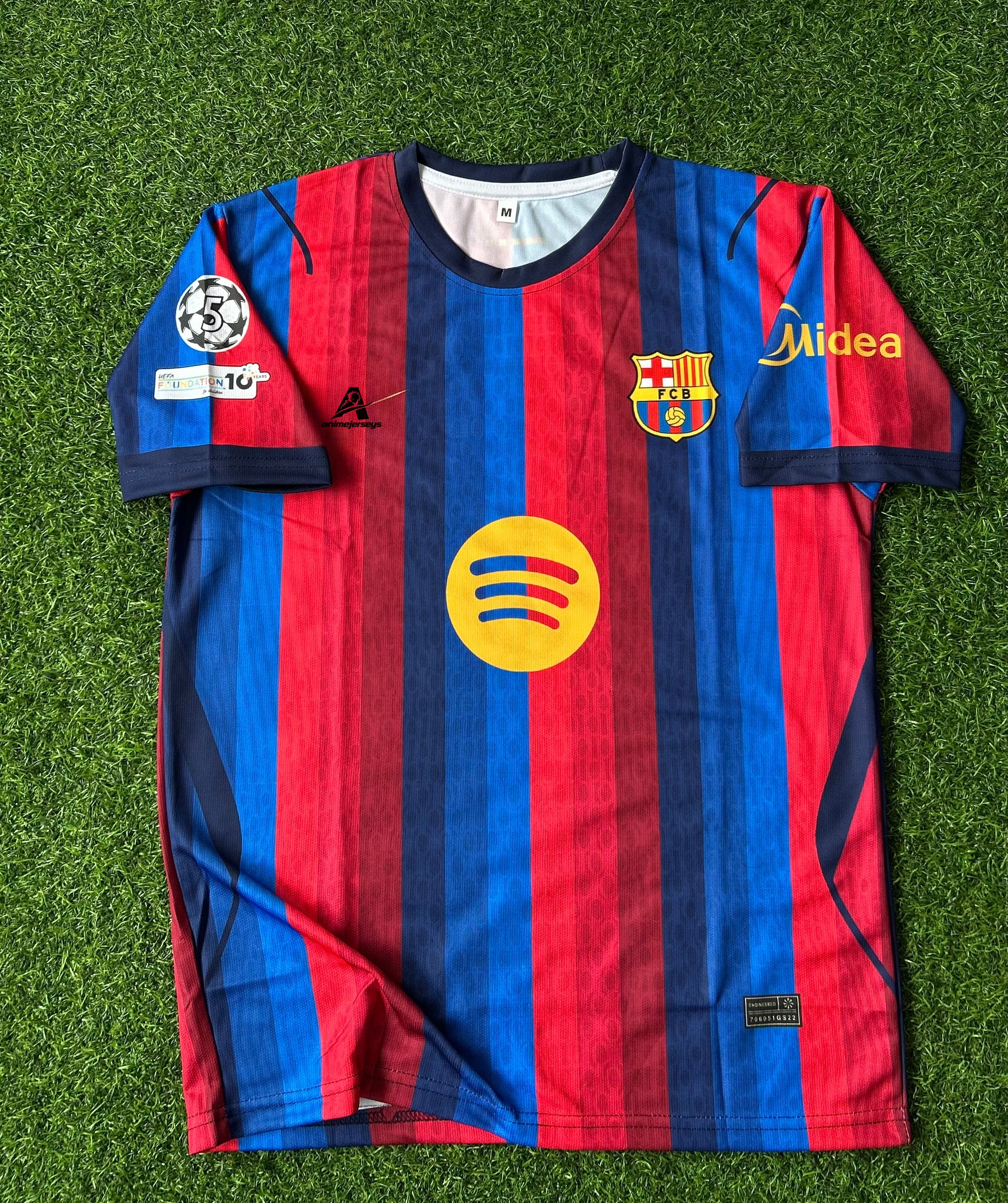 BARCELONA 2026-27 SEASON HOME JERSEY, HALF SLEEVE SUBLIMATION