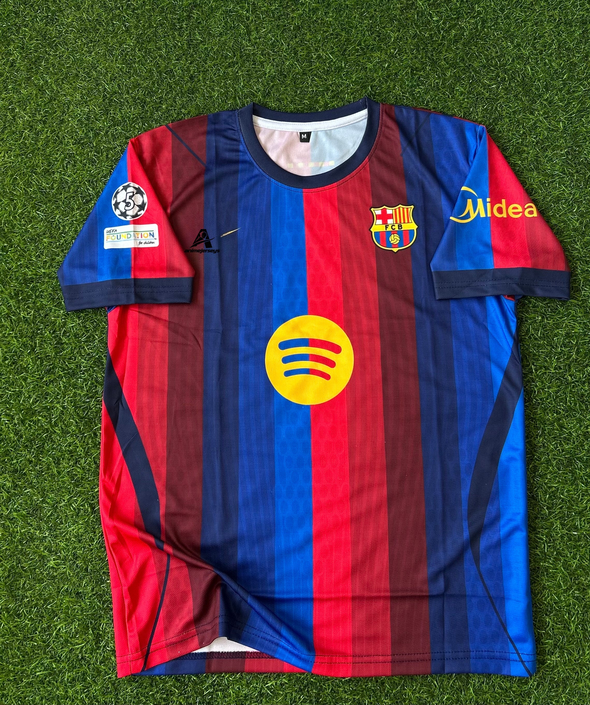 BARCELONA 2026-27 SEASON HOME KIT, HALF SLEEVE  SUBLIMATION