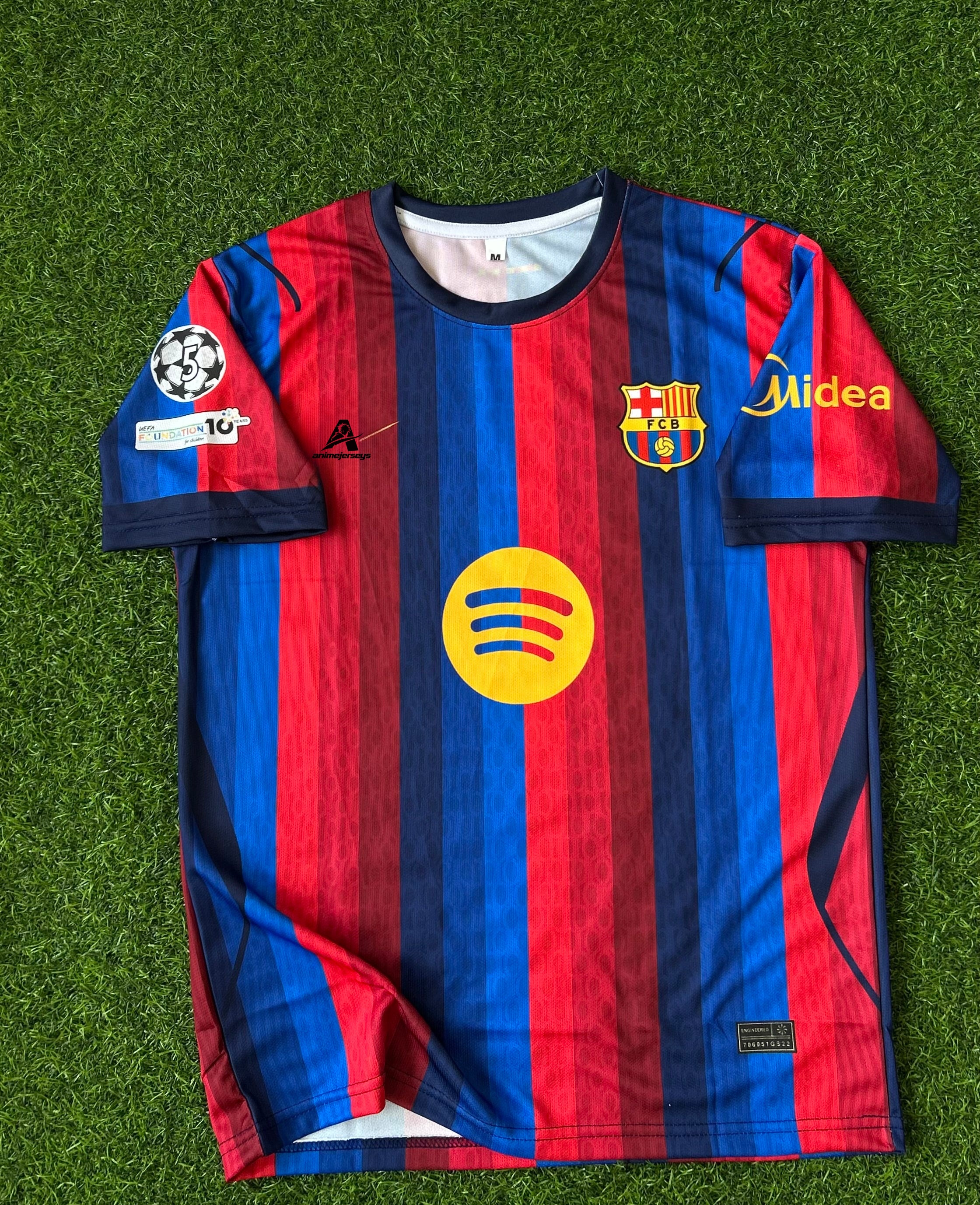 BARCELONA 2026-27 SEASON HOME KIT. HALF SLEEVE SUBLIMATION