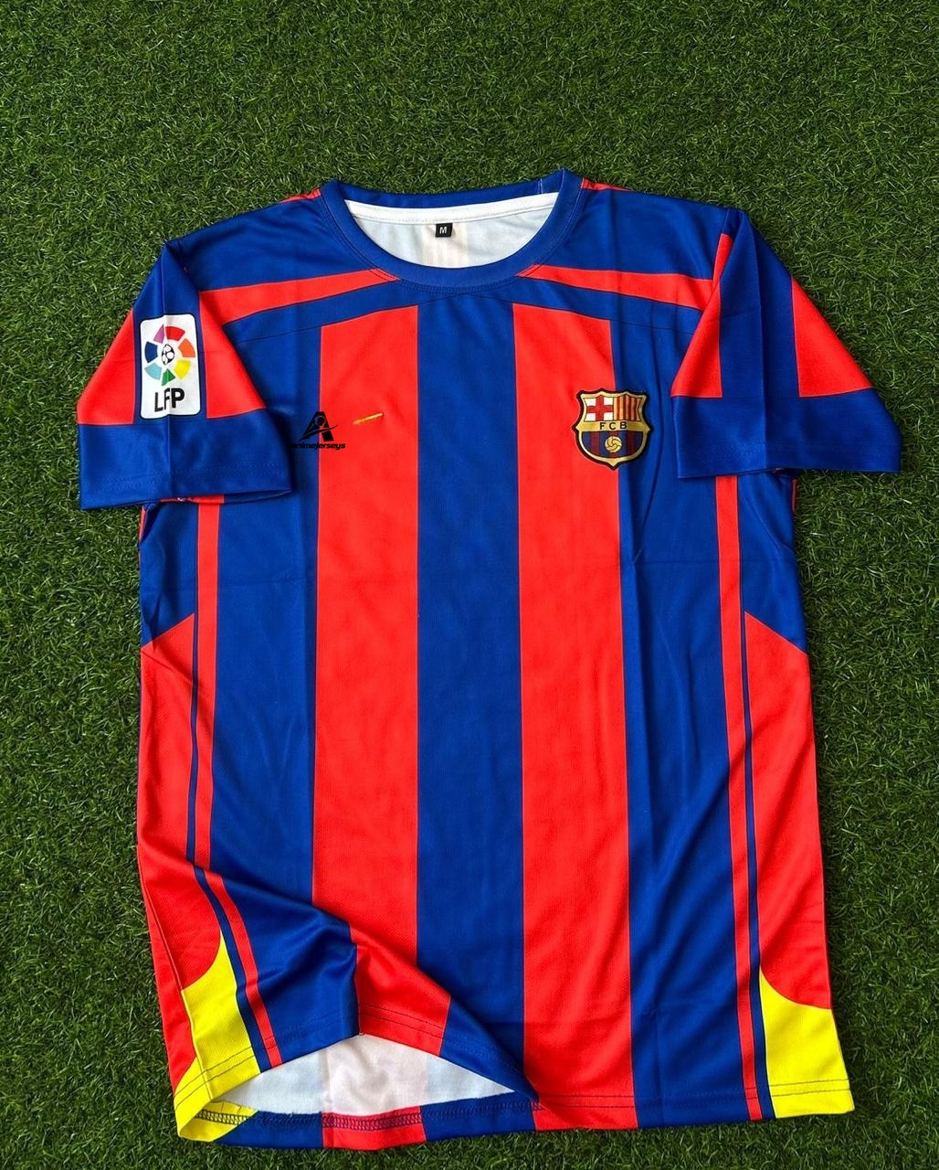 BARCELONA RETRO HOME KIT, HALFSLEEVE EMBROIDERY