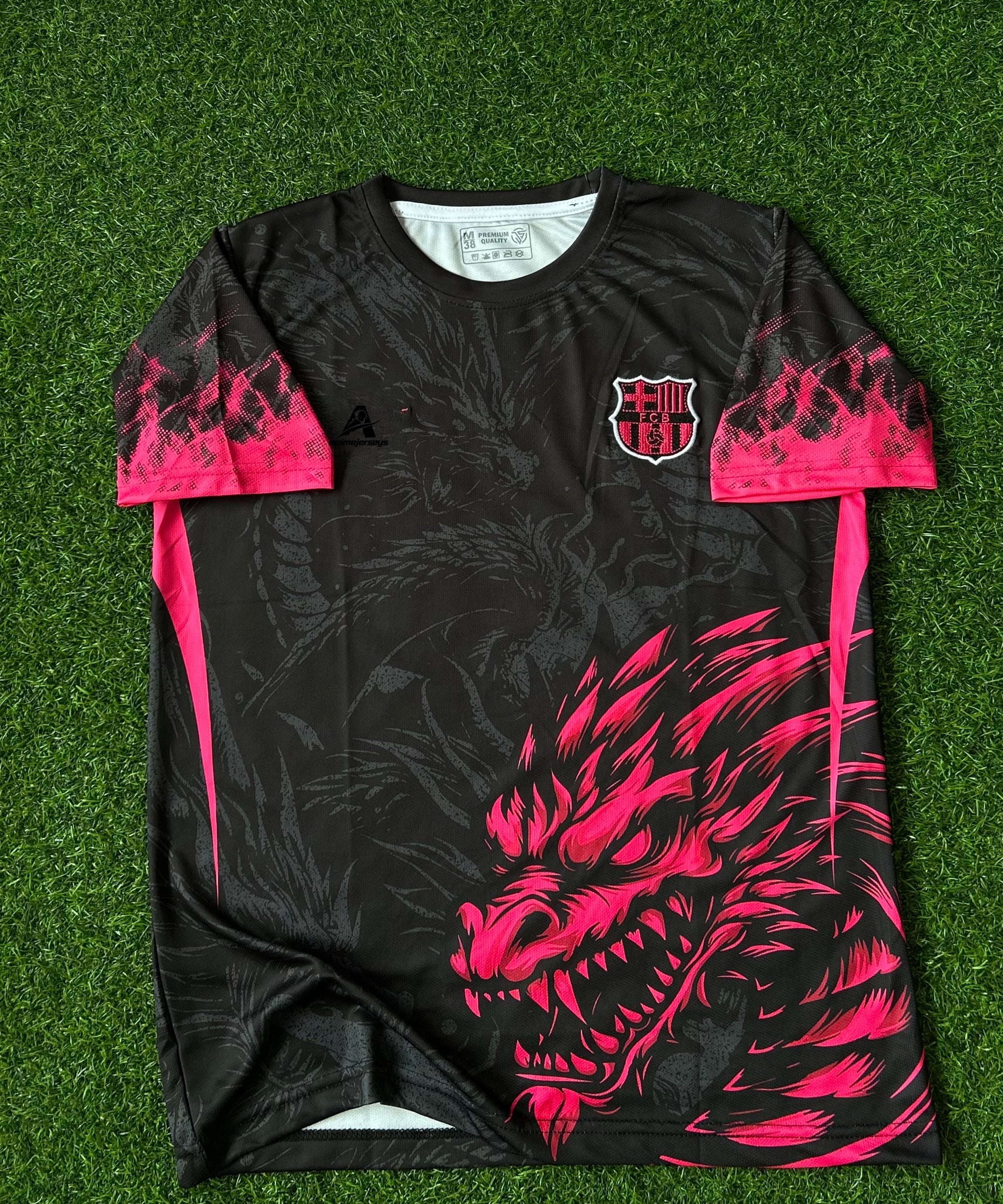 BARCELONA SPECIAL DRAGON EDITION JERSEY, HALF SLEEVE EMBROIDERY