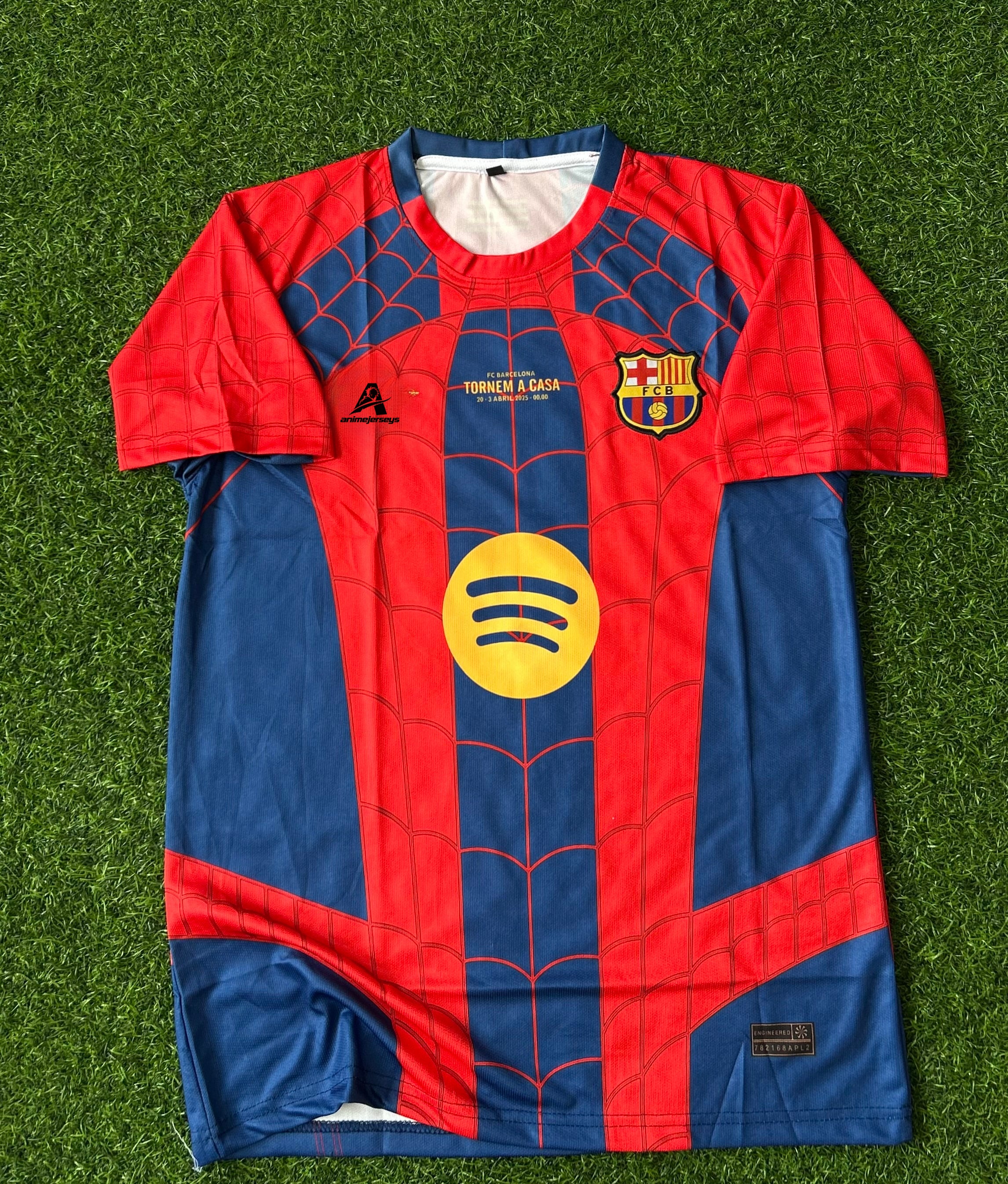 BARCELONA x SPIDER-MAN SPECIAL EDITION JERSEY, HALF SLEEVE EMBROIDERY