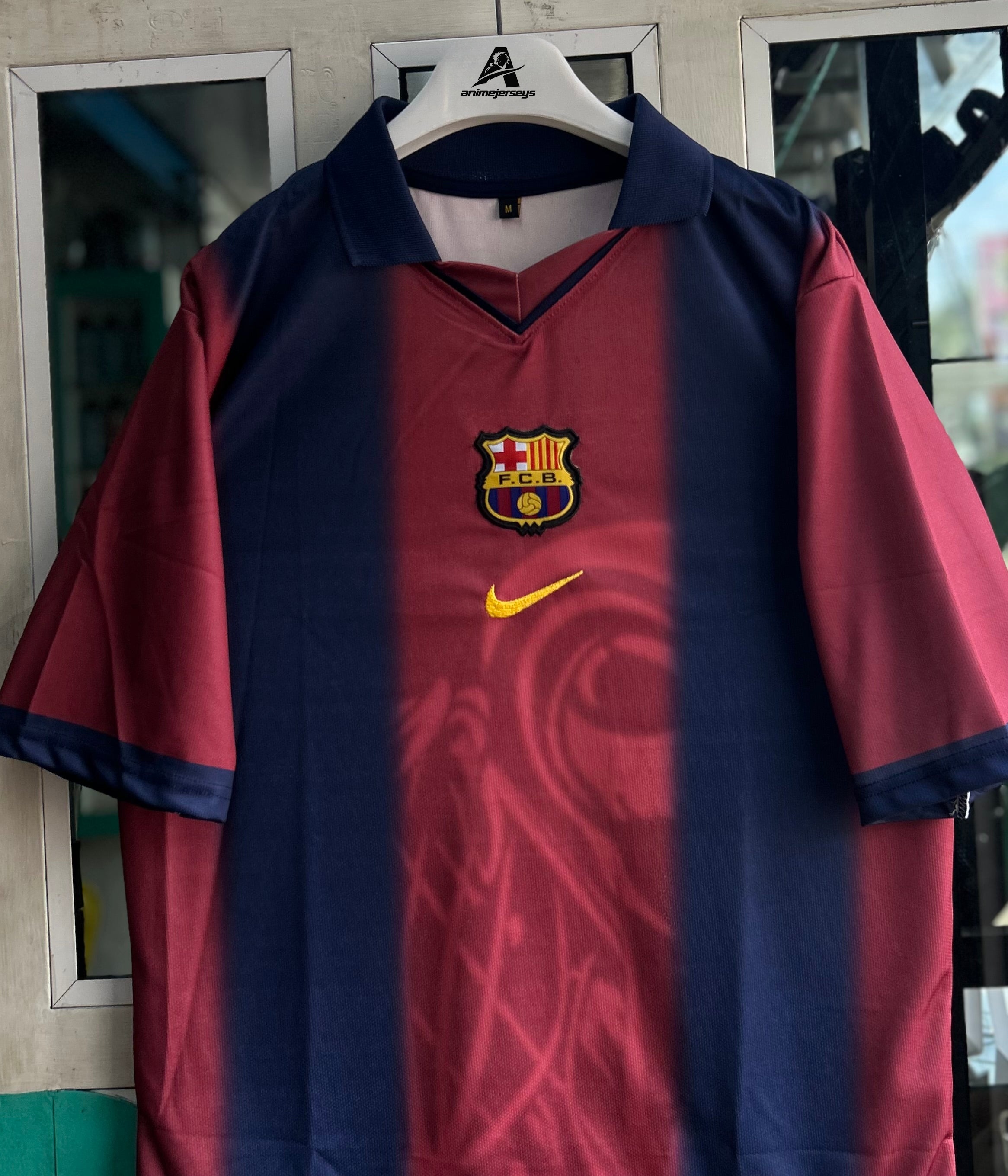 BARCELONA x TRAVIS SCOTT SPECIAL EDITION RETRO, FIVE SLEEVE  POLO EMBROIDERY