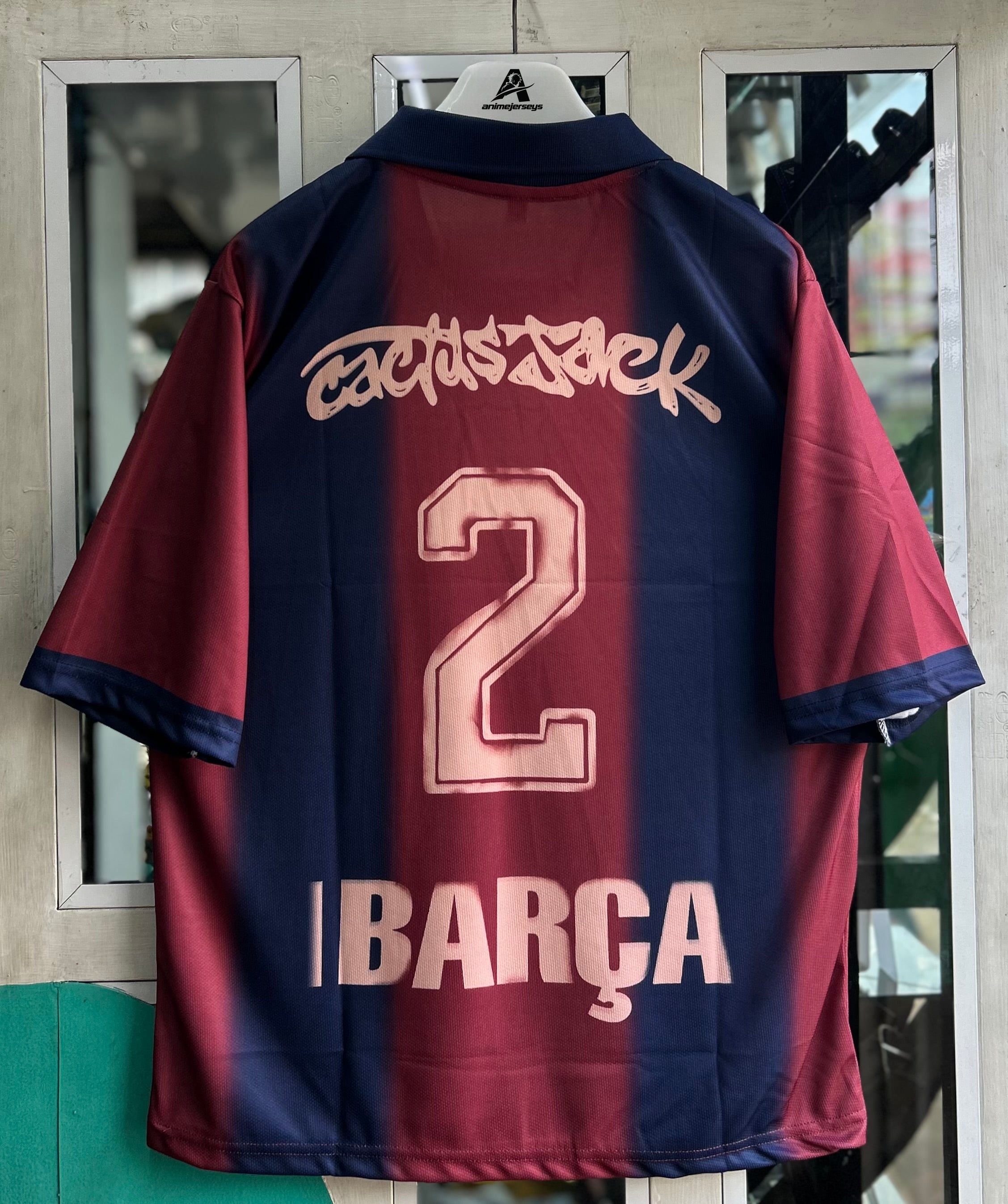 BARCELONA x TRAVIS SCOTT SPECIAL EDITION RETRO, FIVE SLEEVE  POLO EMBROIDERY