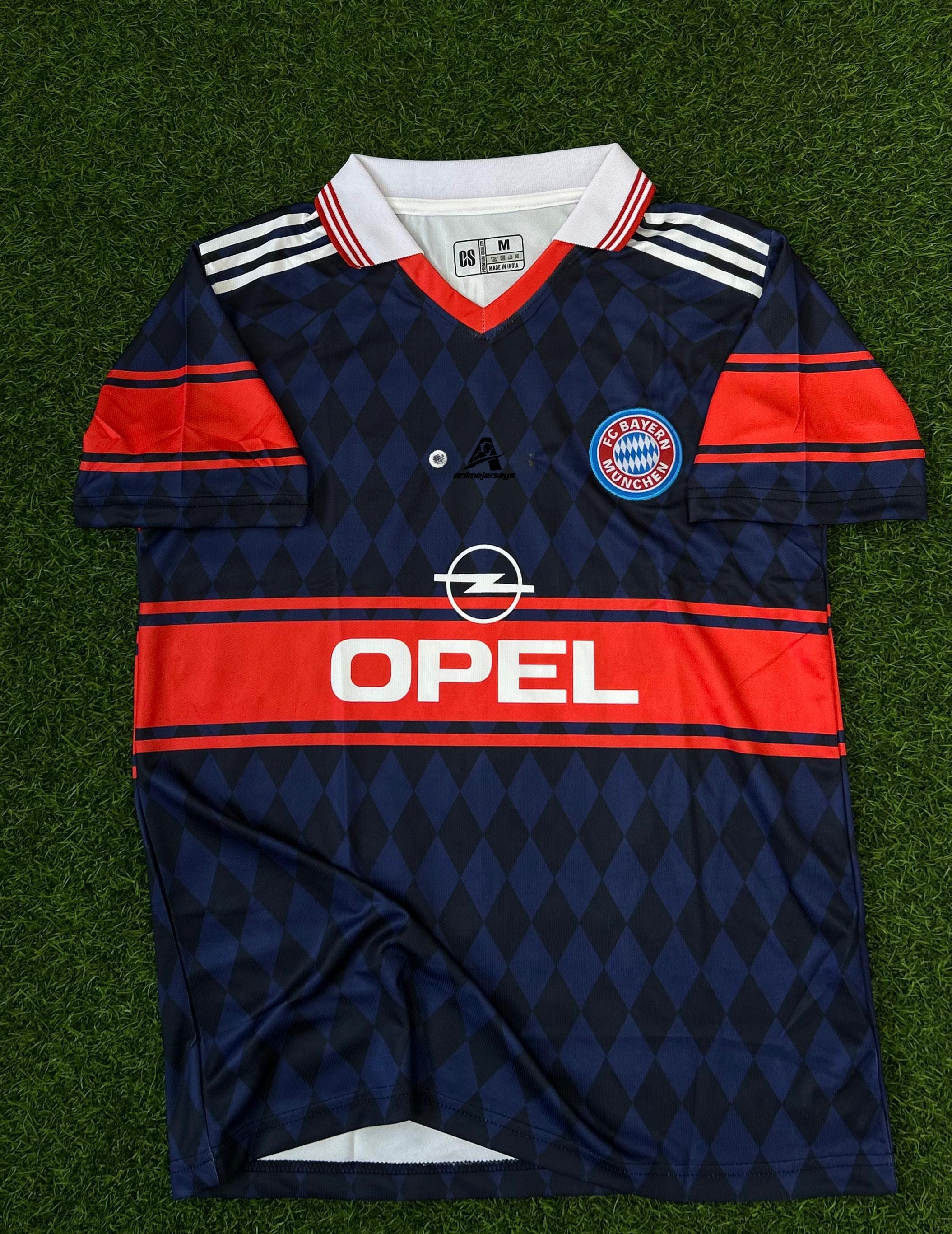 Bayern Munich 1997–99 Home Kit – Matthäus  Retro Half-Sleeve Polo (Embroidered)