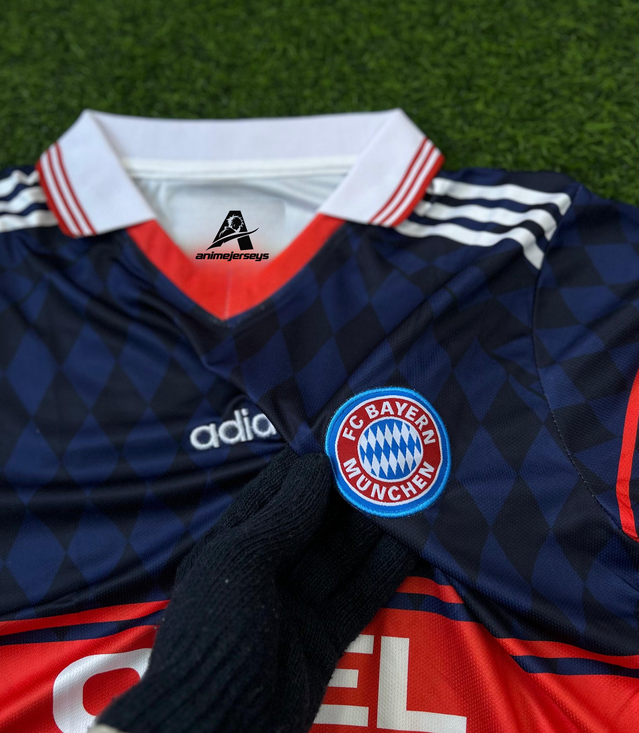 Bayern Munich 1997–99 Home Kit – Matthäus  Retro Half-Sleeve Polo (Embroidered)