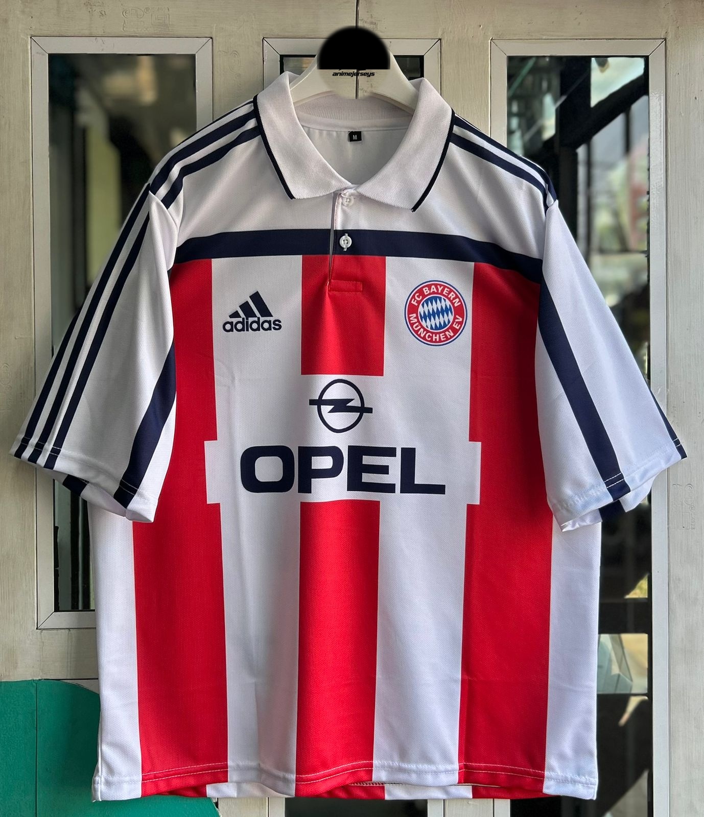 BAYERN MUNICH 2000-01 AWAY KIT, FIVESLEEVE POLO SUBLIMATION