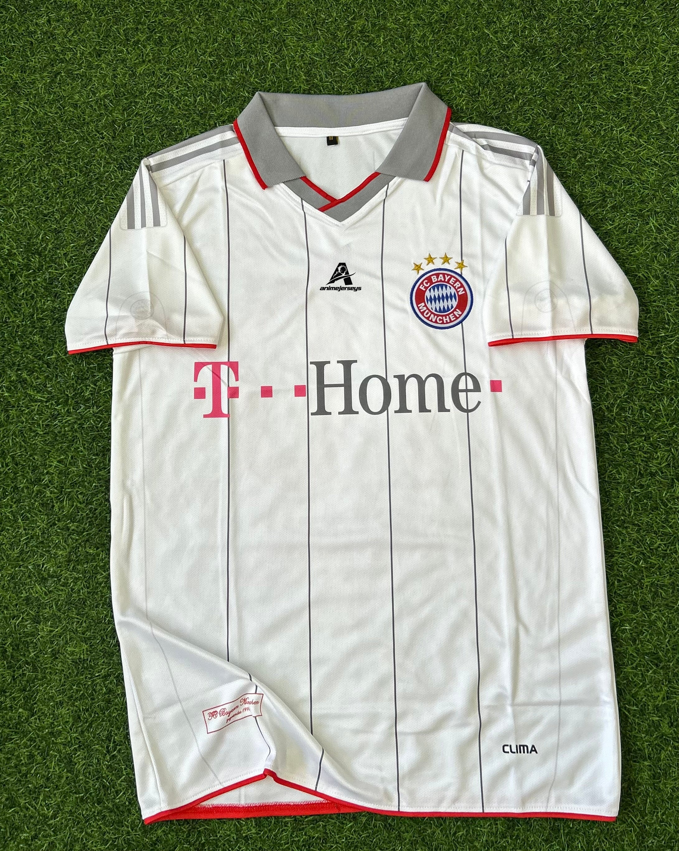 BAYERN MUNICH 2009-10 THIRD JERSEY, HALF SLEEVE  POLO  EMBROIDERY