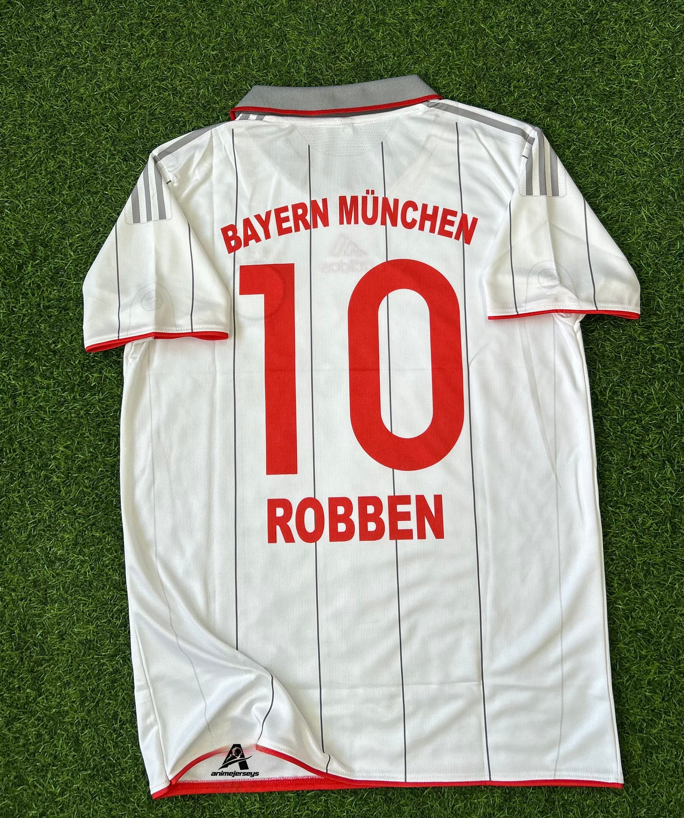 BAYERN MUNICH 2009-10 THIRD JERSEY, HALF SLEEVE POLO EMBROIDERY
