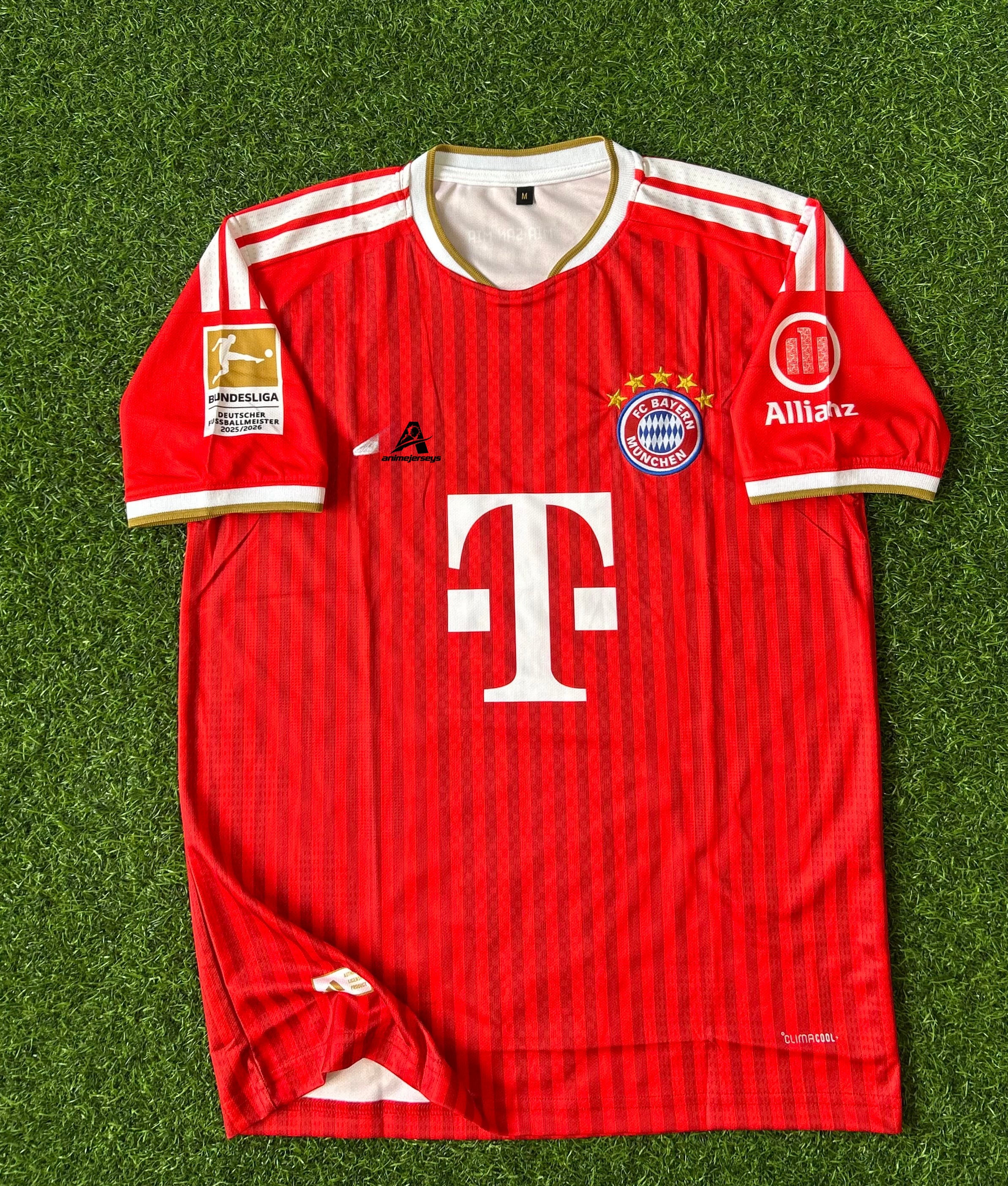 BAYERN MUNICH 2026-27 SEASON HOME JERSEY, HALF SLEEVE EMBROIDERY