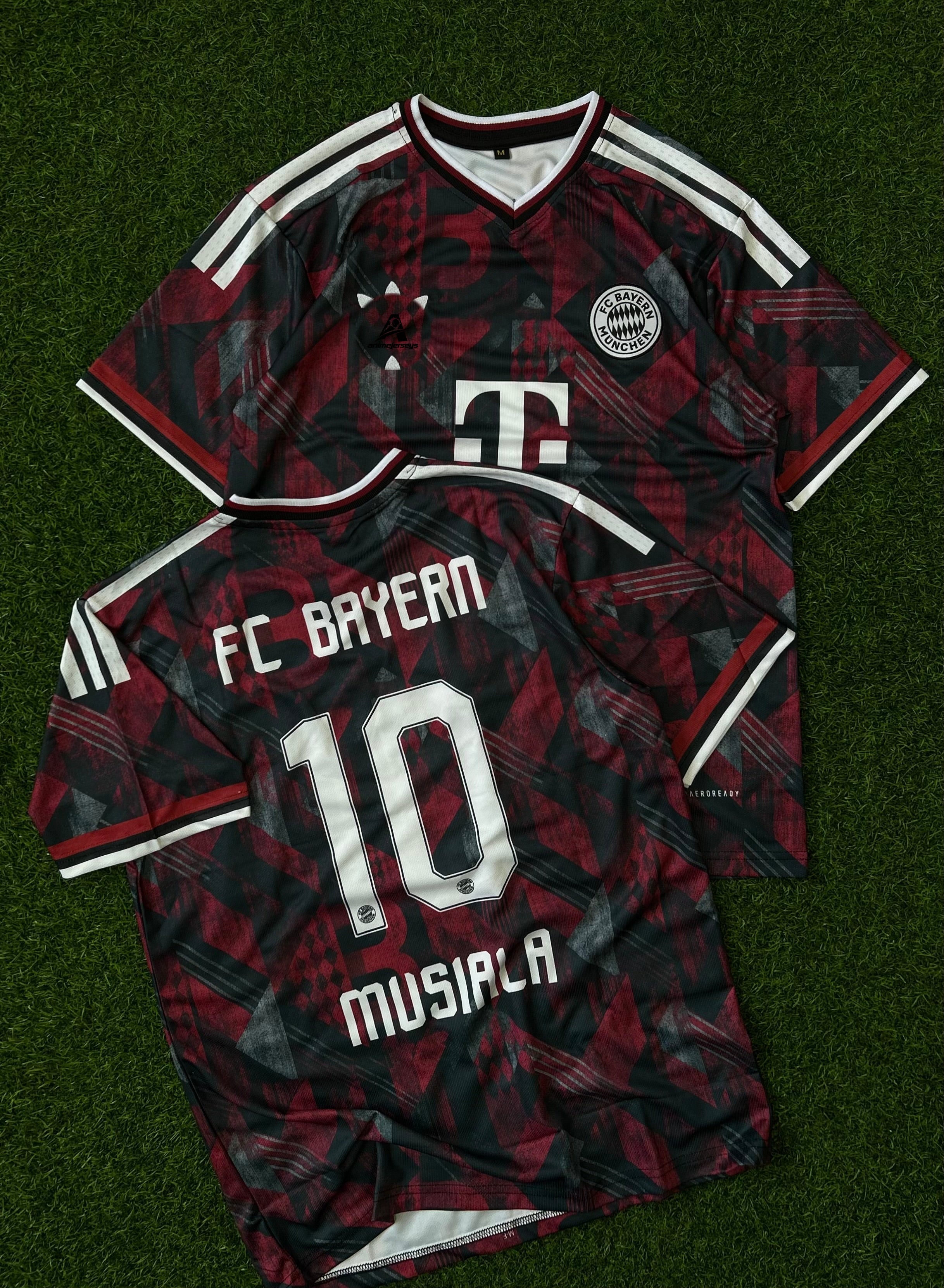 BAYERN MUNICH x BALENCIAGA SPECIAL EDITION JERSEY, HALF SLEEVE EMBROIDERY