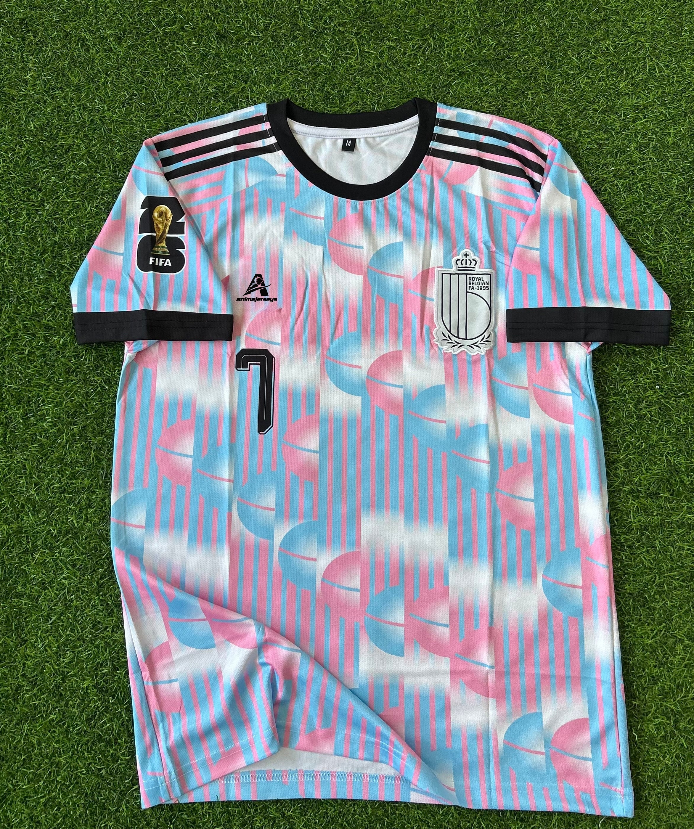 BELGIUM 2026 WORLD CUP AWAY KIT, HALF SLEEVE EMBROIDERY