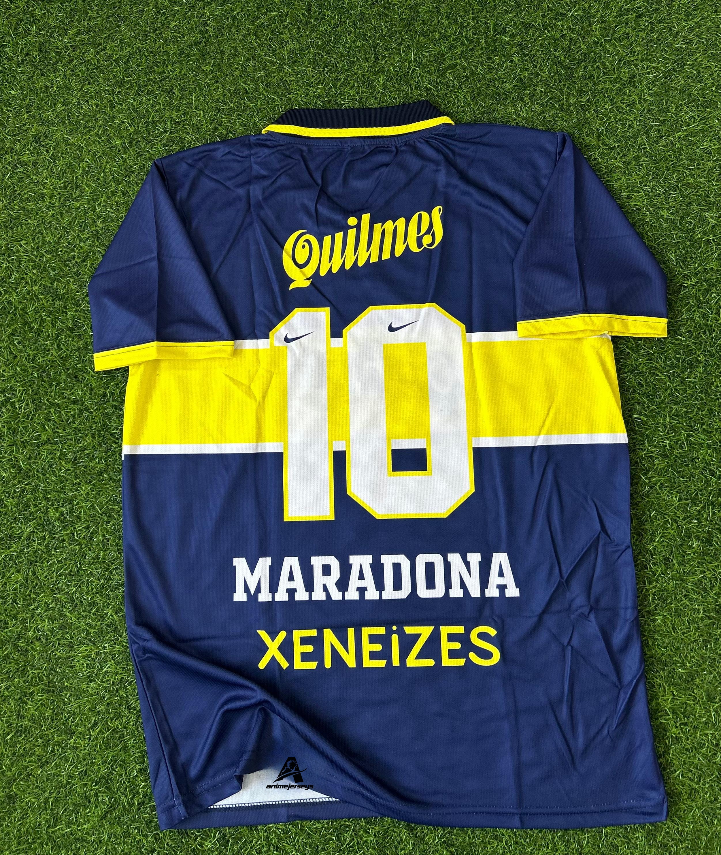 BOCA JUNIORS 1996-98 HOME KIT, HALFSLEEVE POLO SUBLIMATION