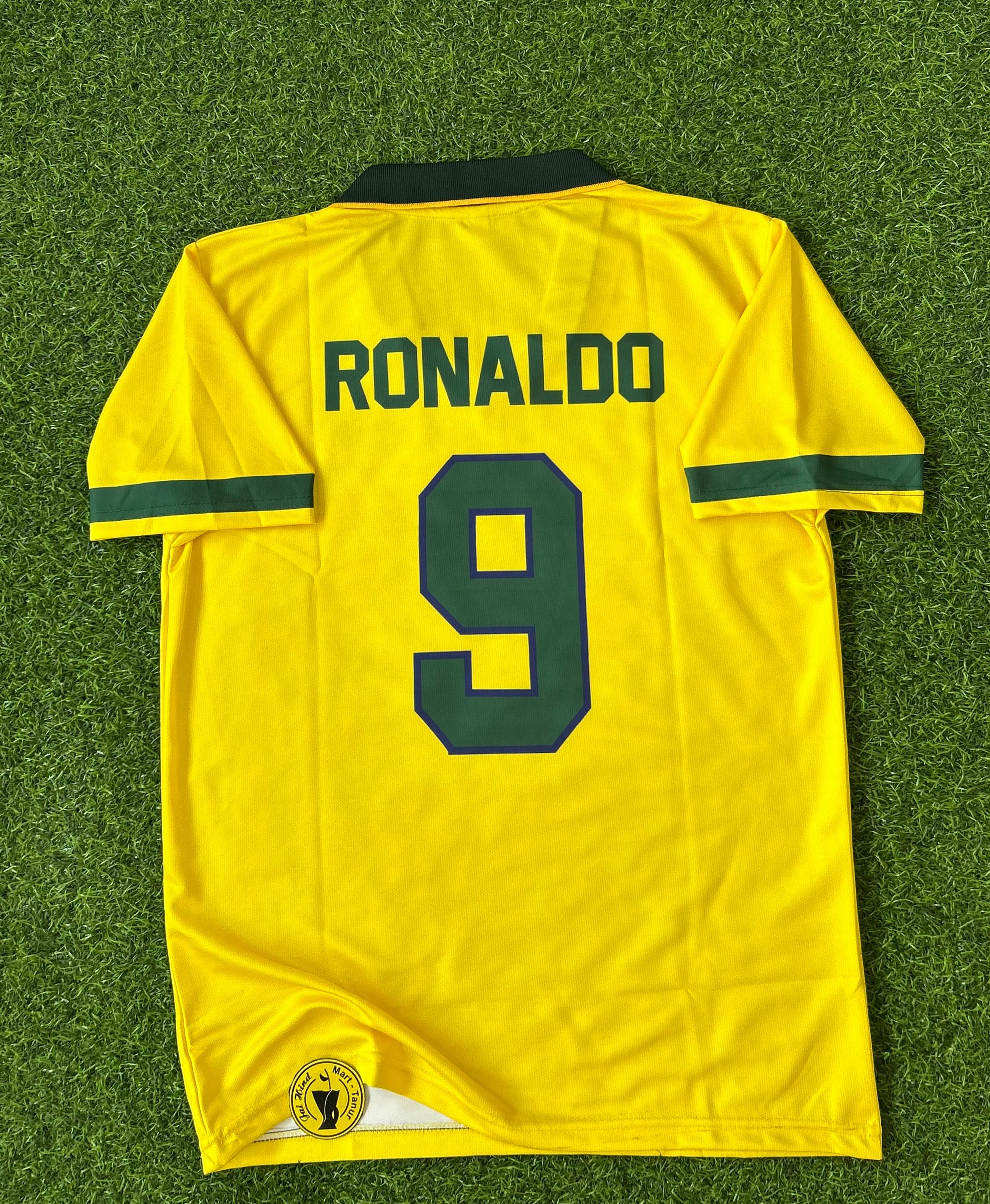 BRAZIL 1997 HOME JERSEY, HALF SLEEVE POLO  SUBLIMATION