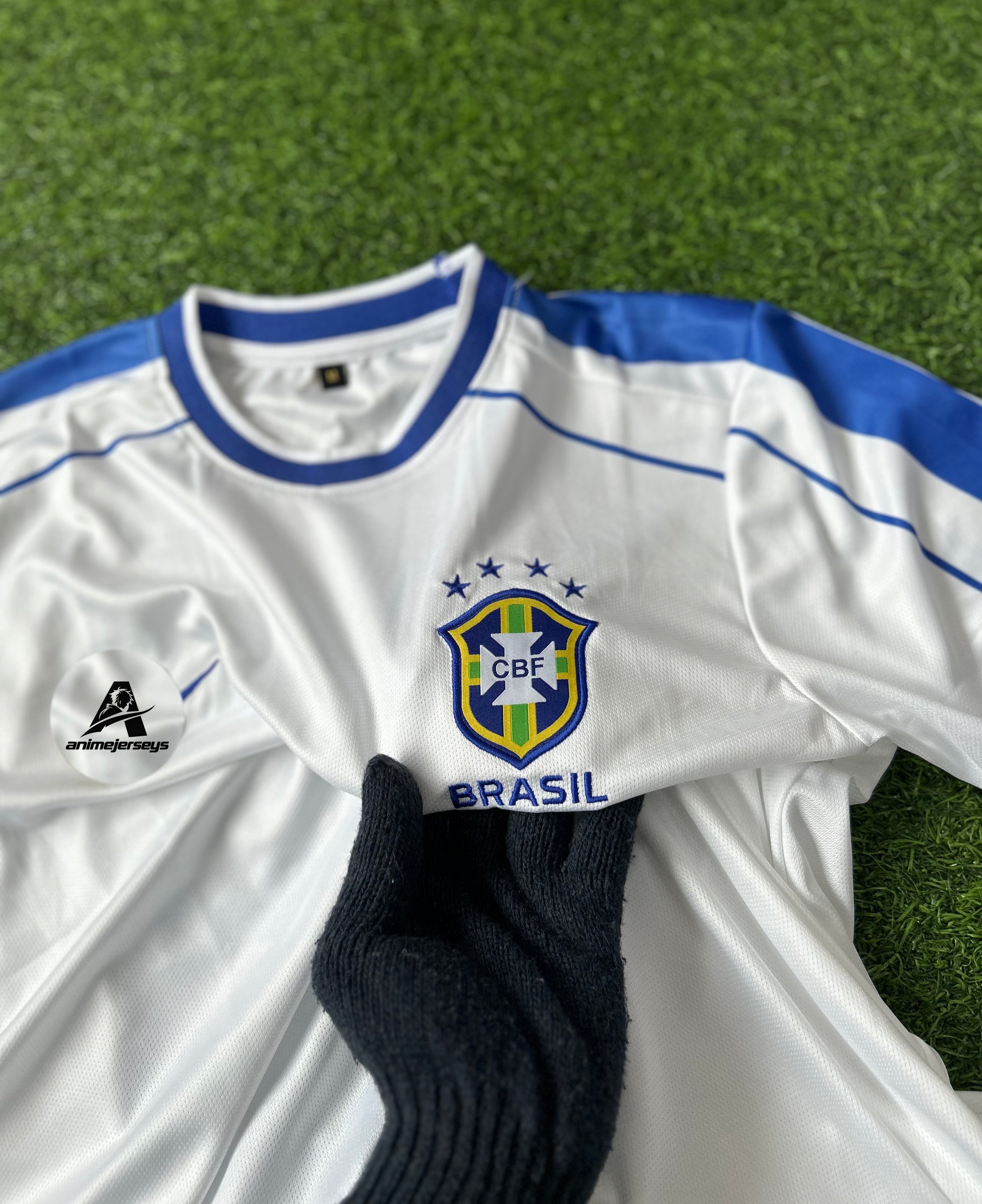BRAZIL 1998 THIRD KIT, HALF SLEEVE EMBROIDERY