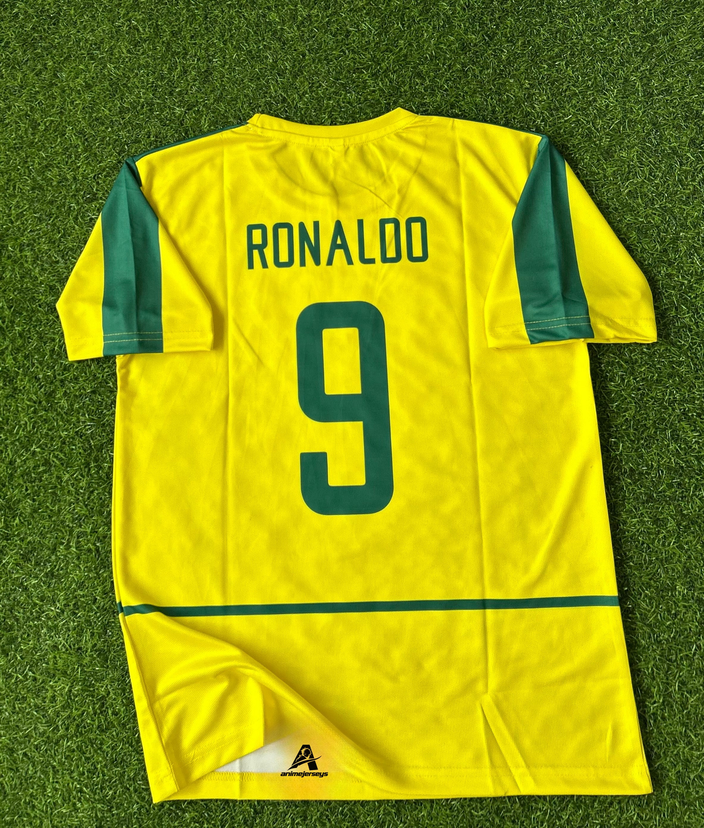 BRAZIL 2002 HOME JERSEY, HALF SLEEVE SUBLIMATION