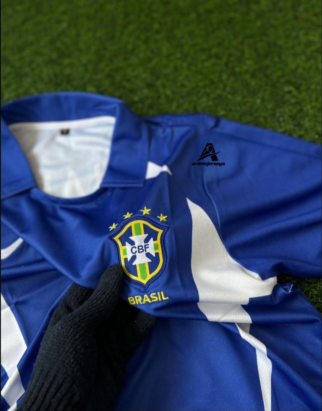 BRAZIL 2002 WORLDCUP AWAY KIT, HALFSLEEVE POLO EMBROIDERY