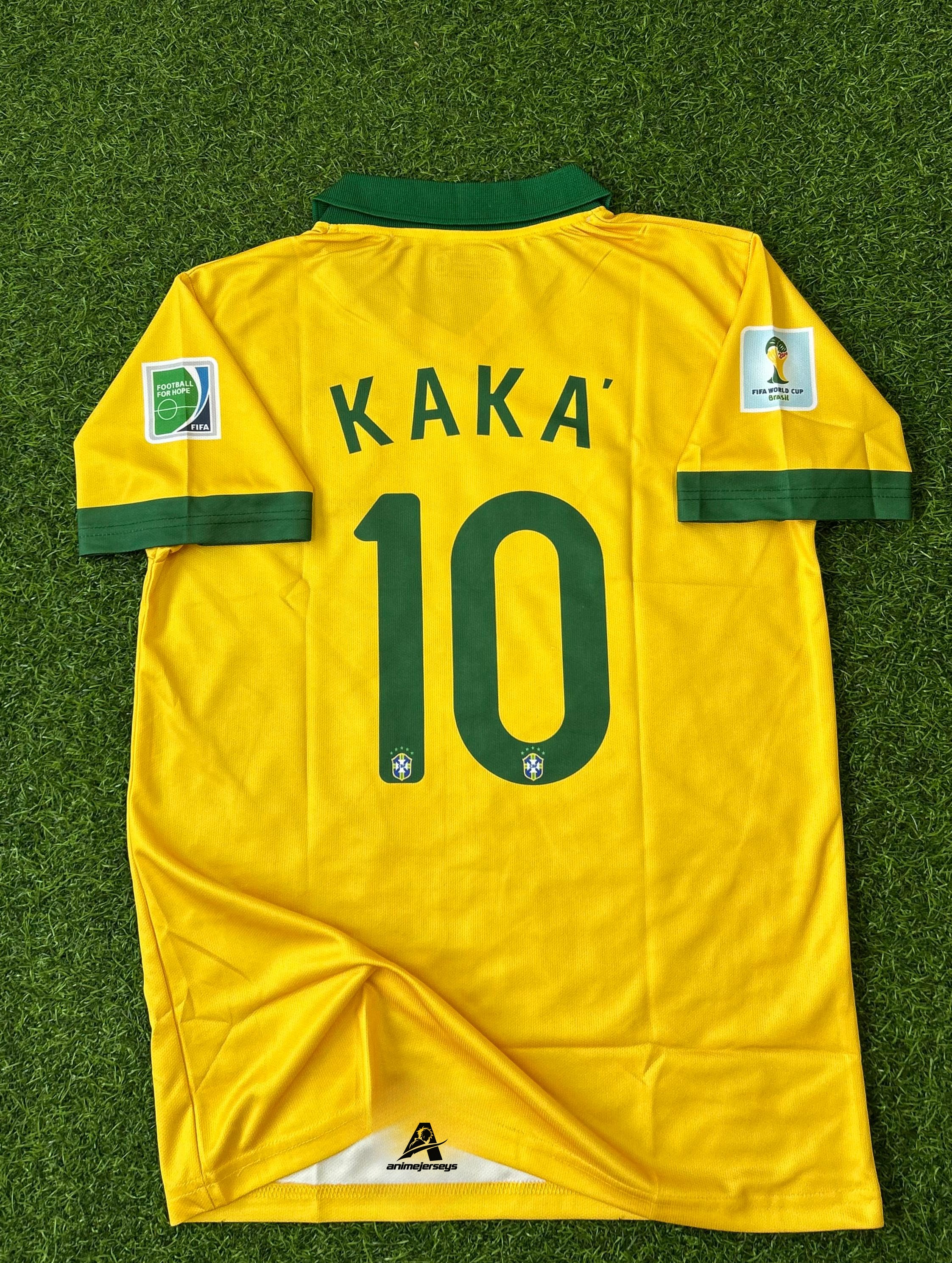 BRAZIL 2014 WORLD CUP HOME KIT, HALFSLEEVE POLO EMBROIDERY