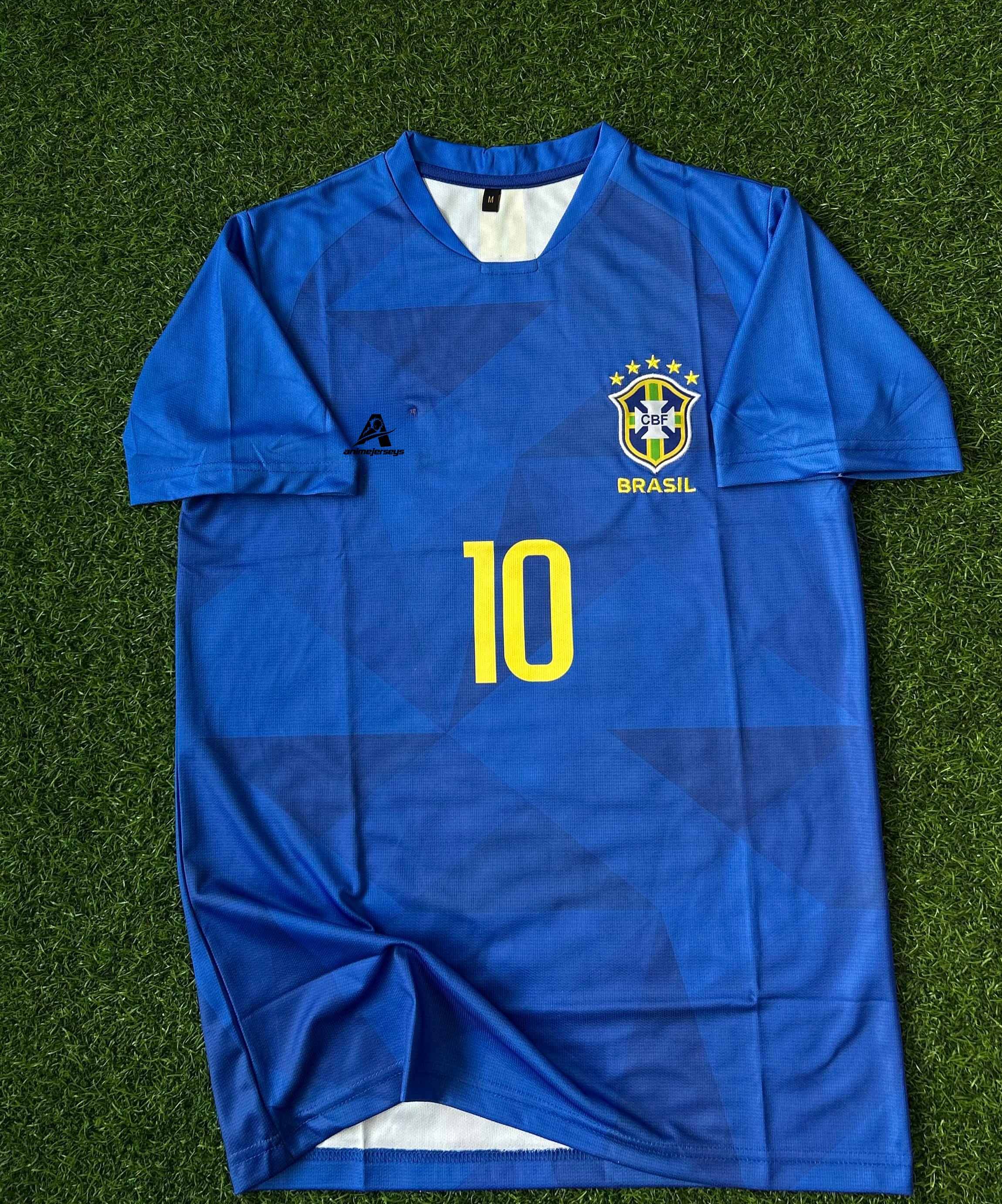 BRAZIL 2018 WORLD CUP AWAY KIT.HALFSLEEVE EMBROIDERY