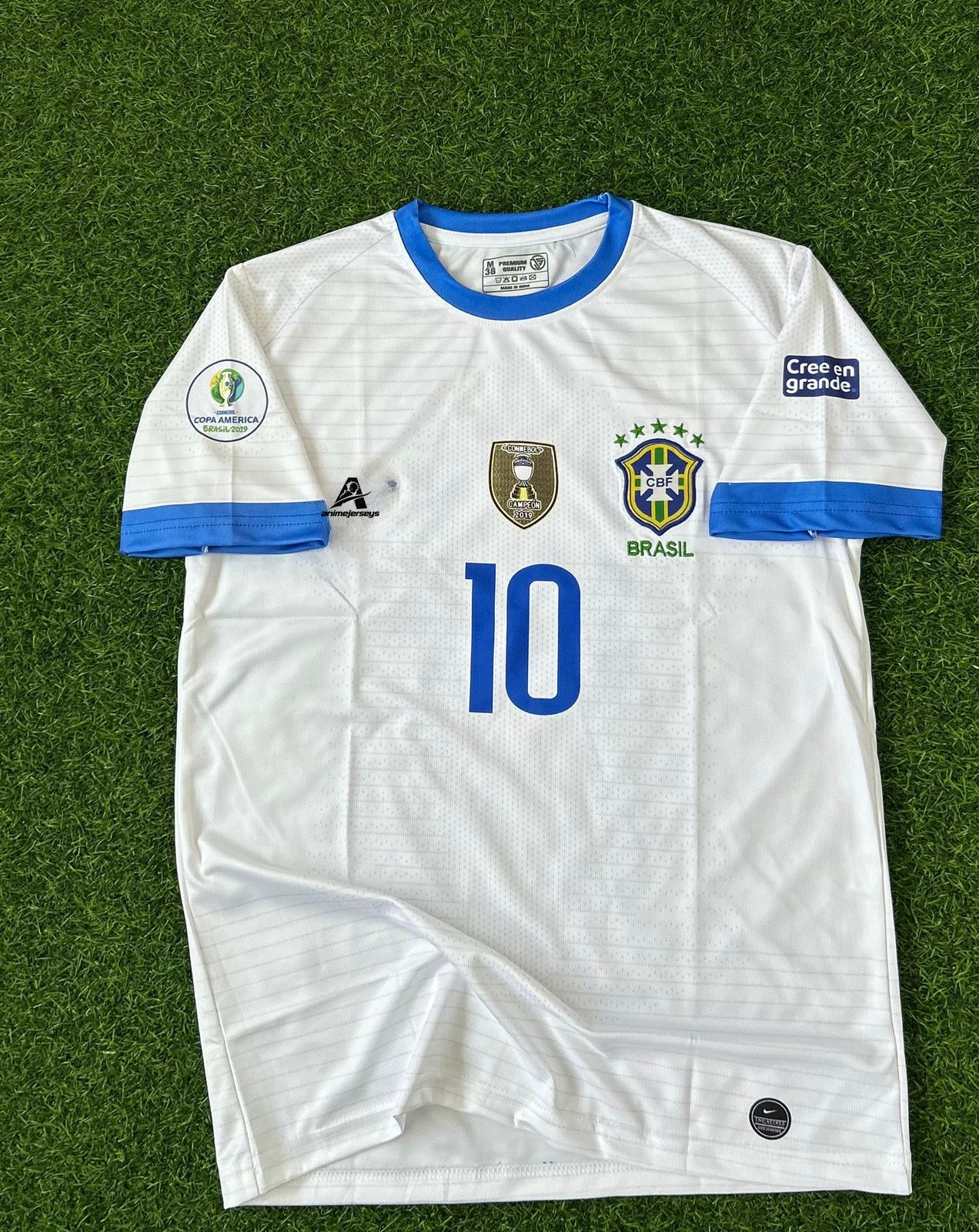 BRAZIL 2019 AWAY KIT, HALFSLEEVE EMBROIDERY
