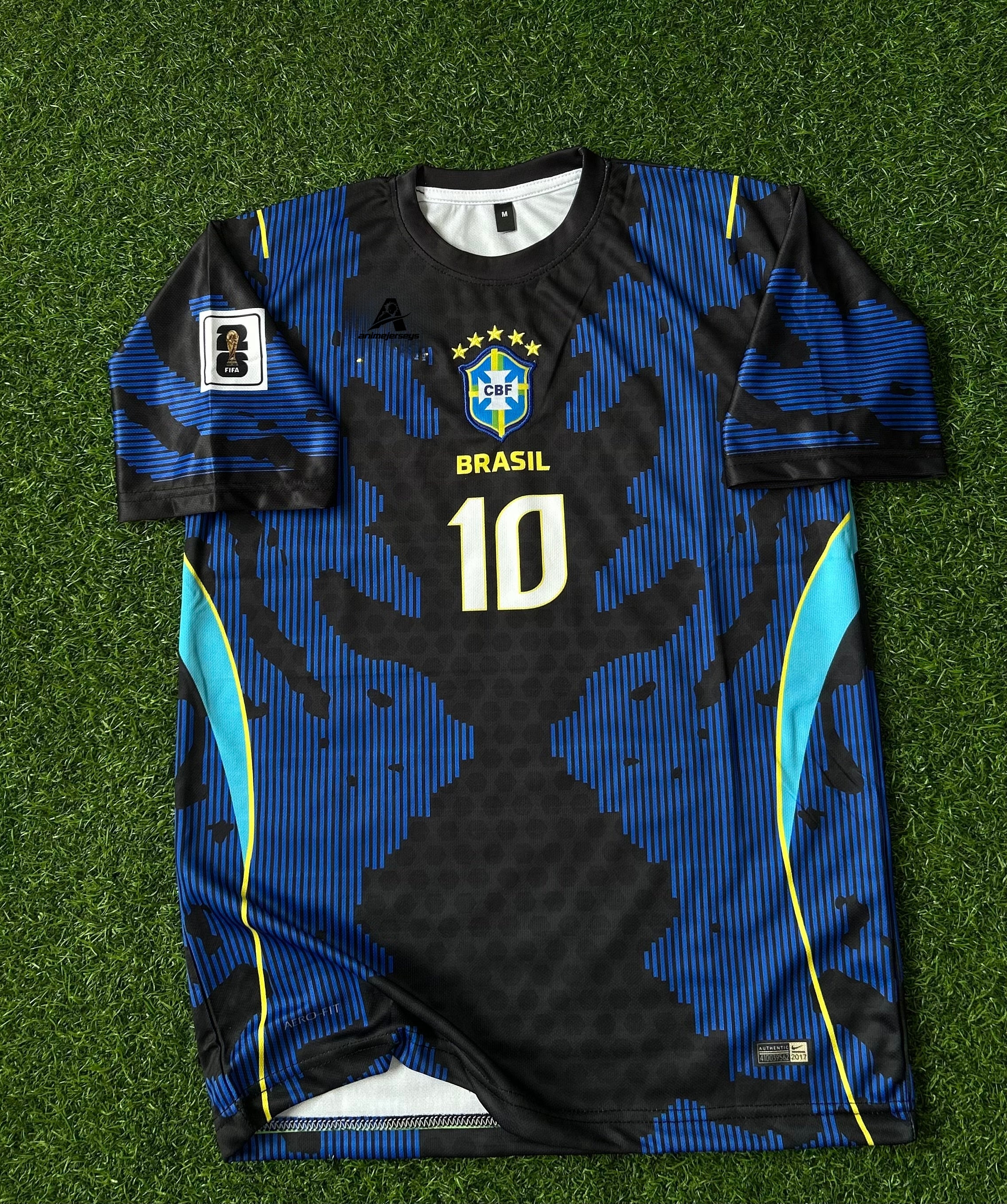 BRAZIL 2026 WORLD CUP AWAY KIT, HALF SLEEVE EMBROIDERY