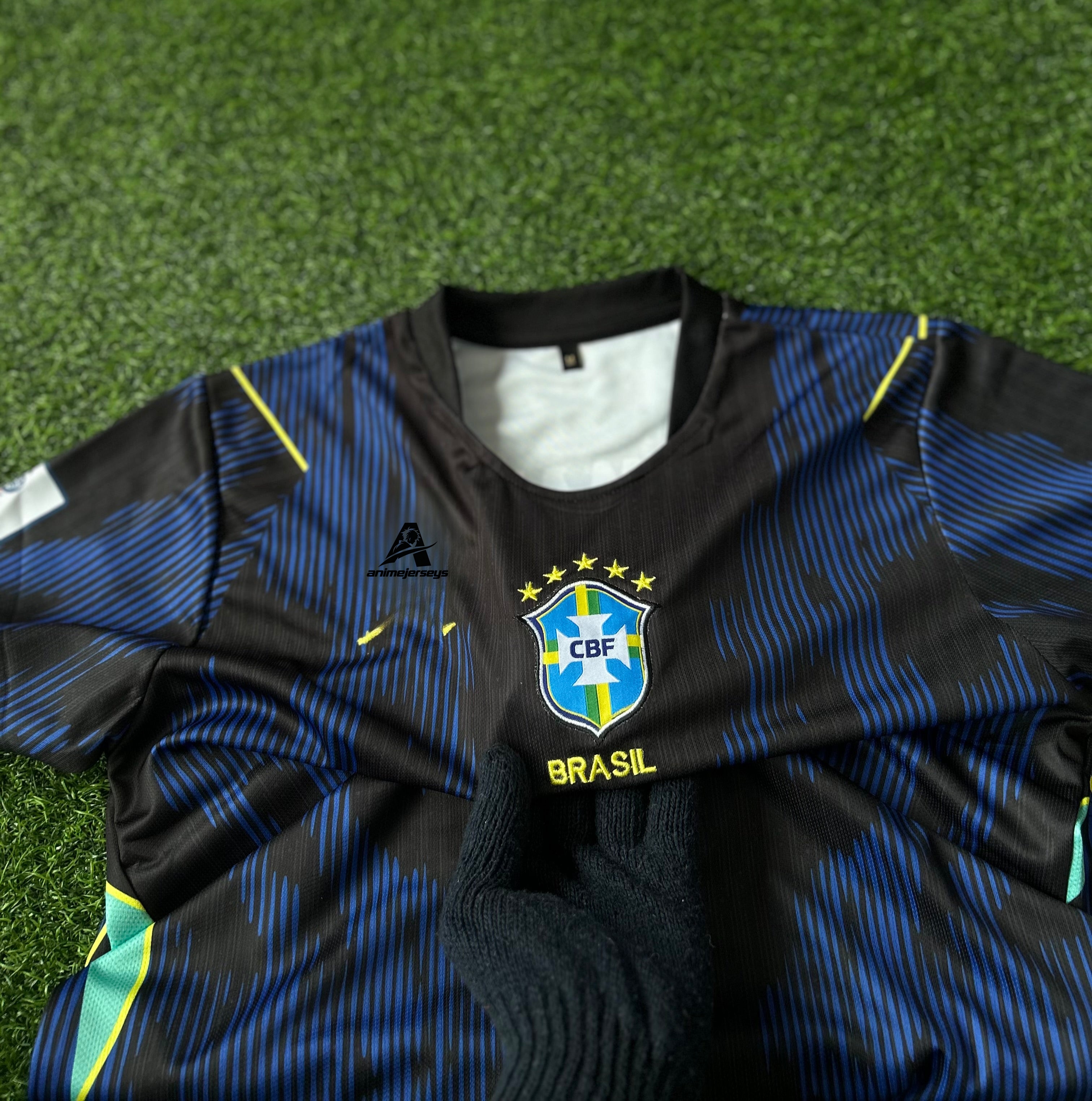 BRAZIL 2026 WORLD CUP AWAY KIT, HALF SLEEVE  EMBROIDERY