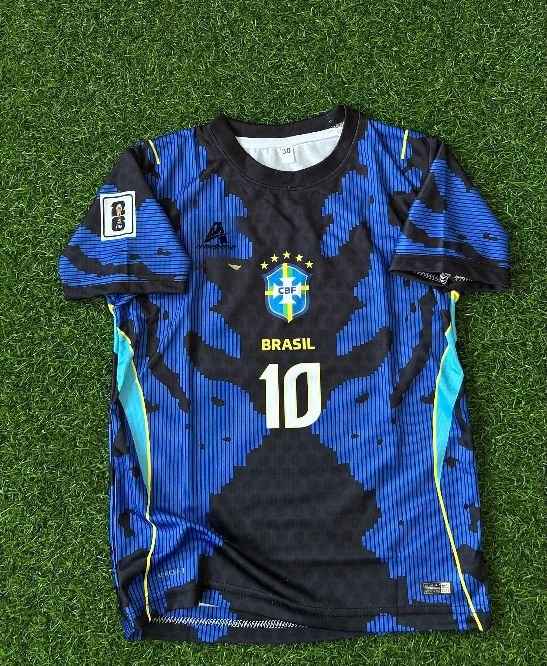 BRAZIL 2026 WORLD CUP AWAY KIT, HALF SLEEVE  SUBLIMATION (KID SIZE)