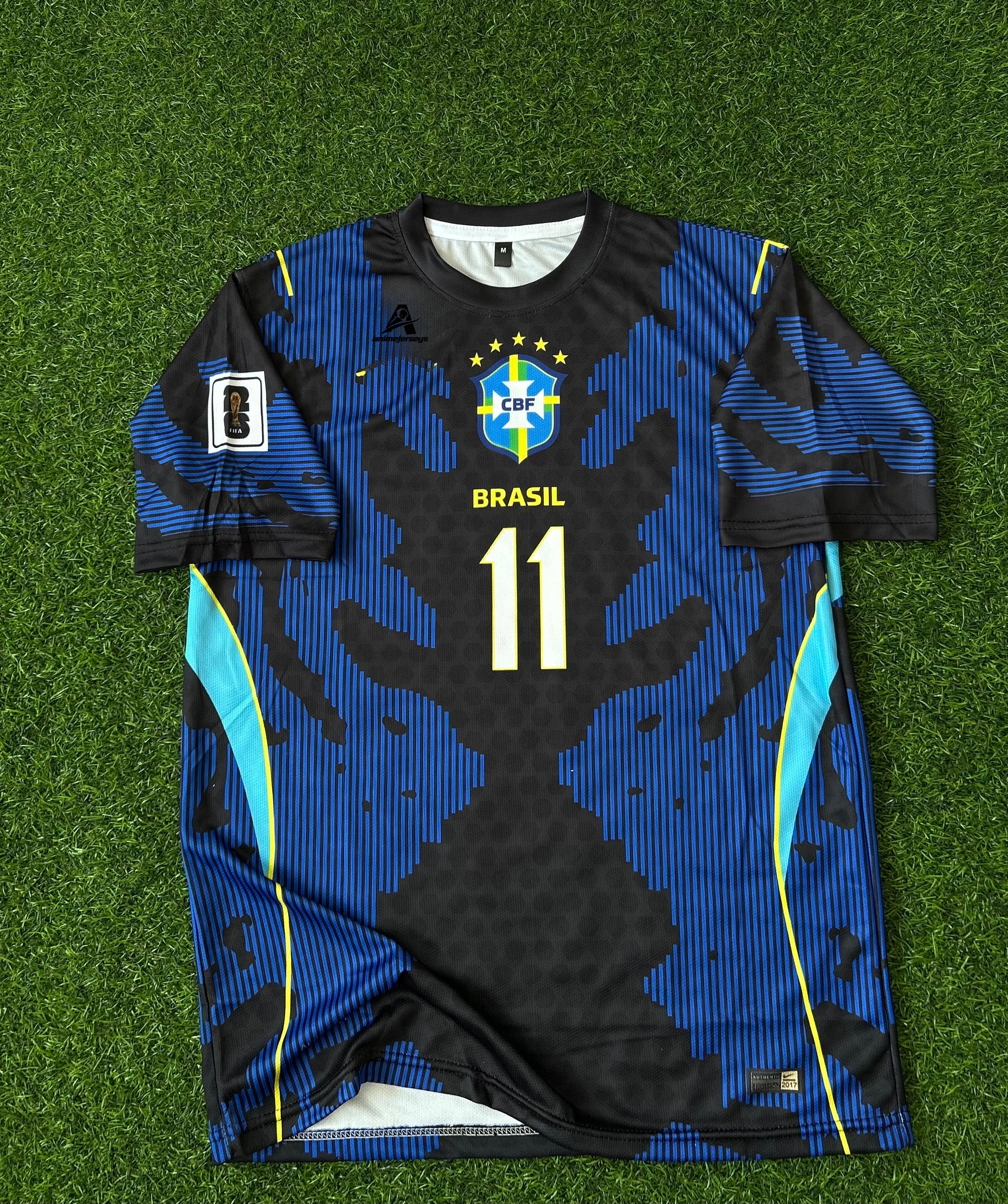 BRAZIL 2026 WORLD CUP AWAY KIT. HALF SLEEVE SUBLIMATION