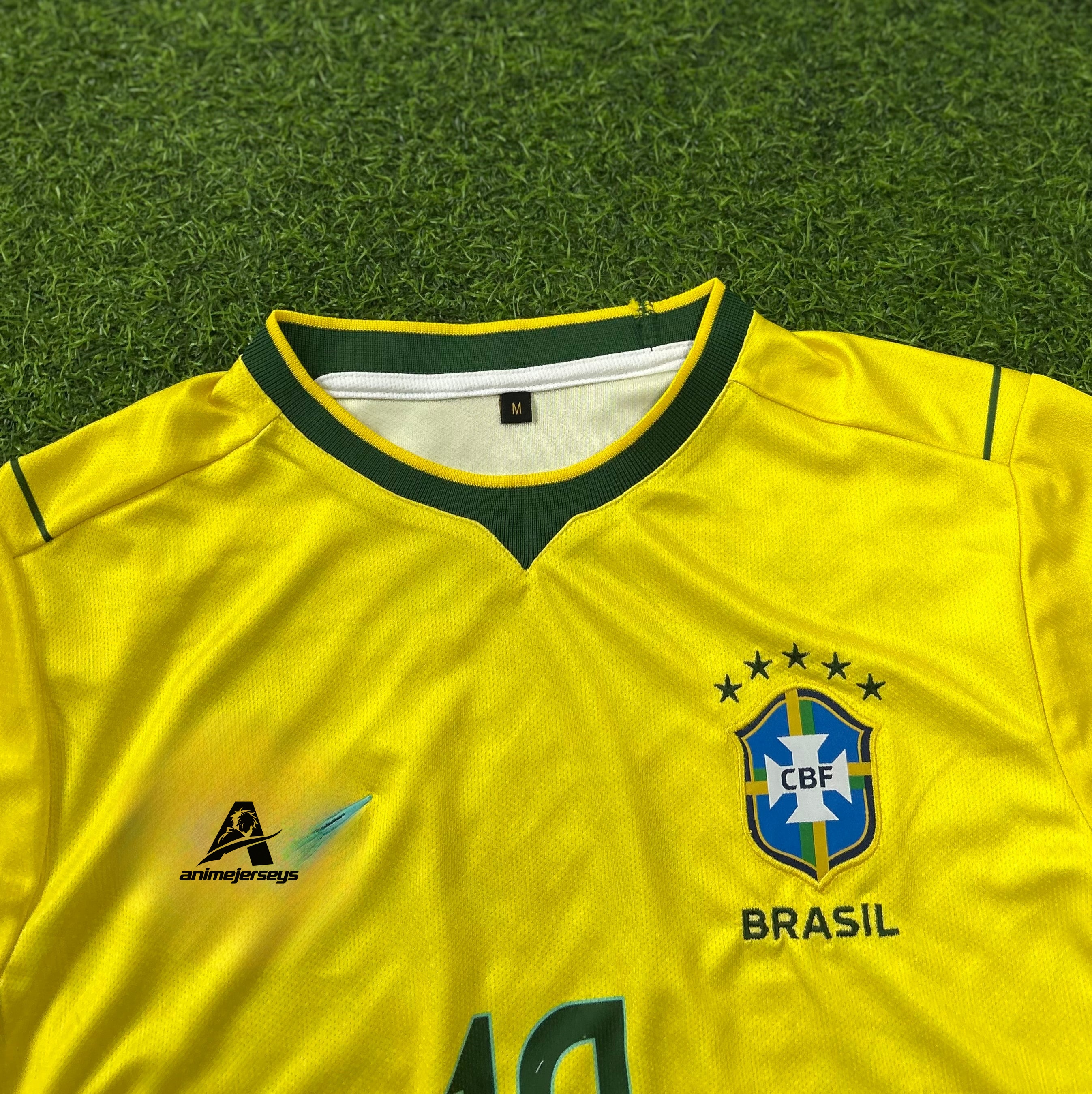 BRAZIL 2026 WORLD CUP HOME KIT, HALF SLEEVE  EMBROIDERY