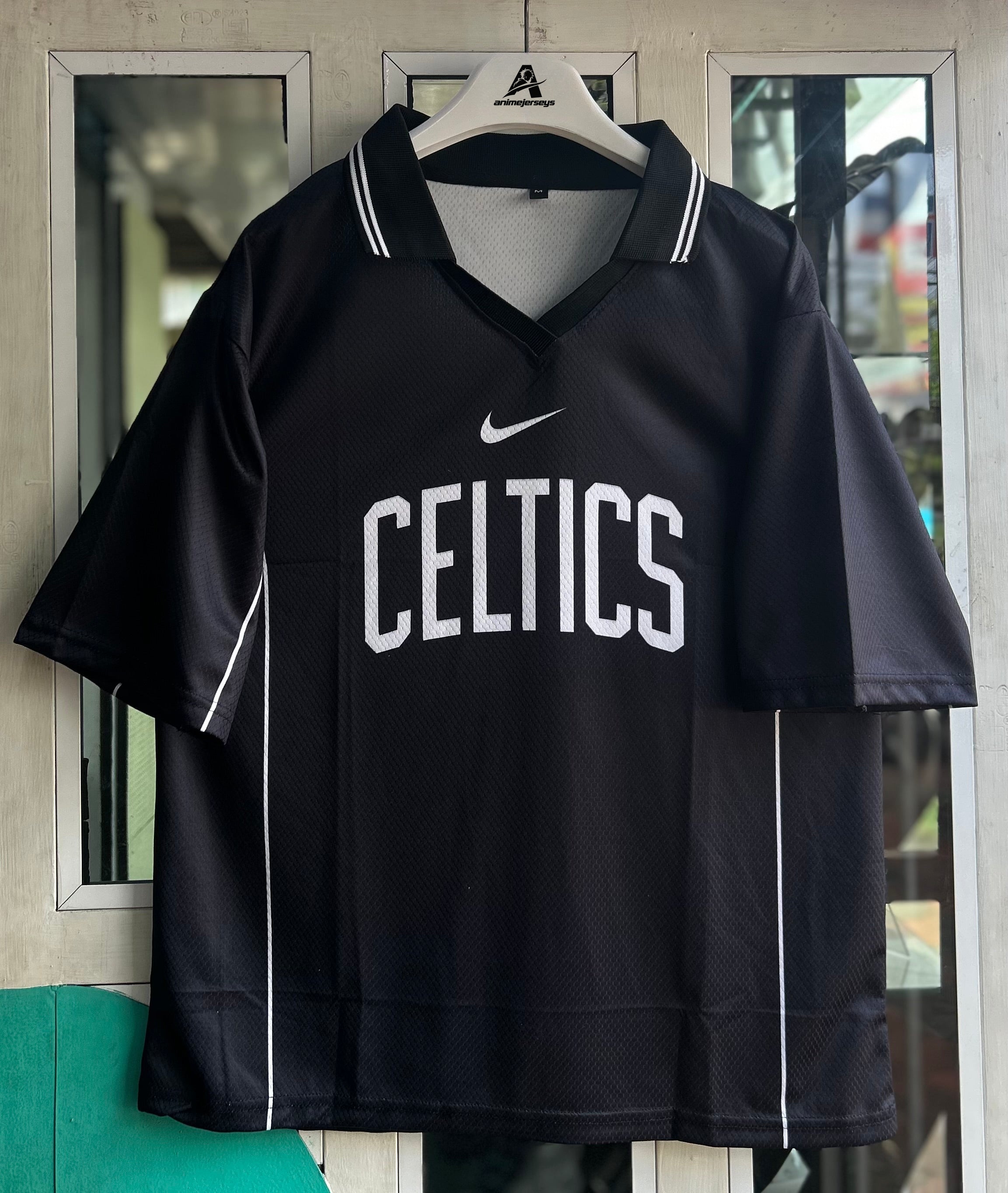 CELTICS BLACK FIVE SLEEVE KIT , POLO SUBLIMATION