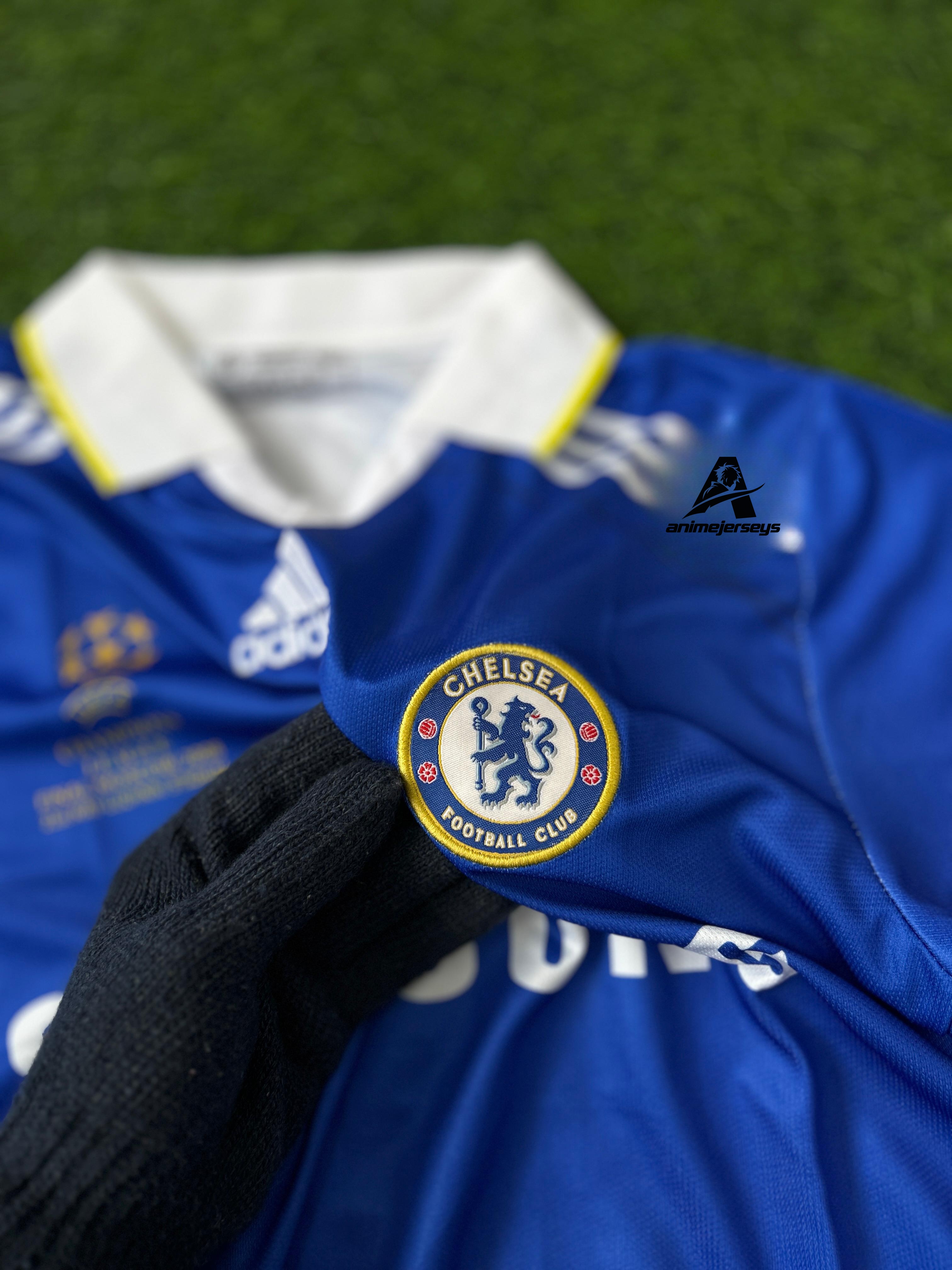 CHELSEA 2007-08 HOME KIT, HALFSLEEVE POLO EMBROIDERY