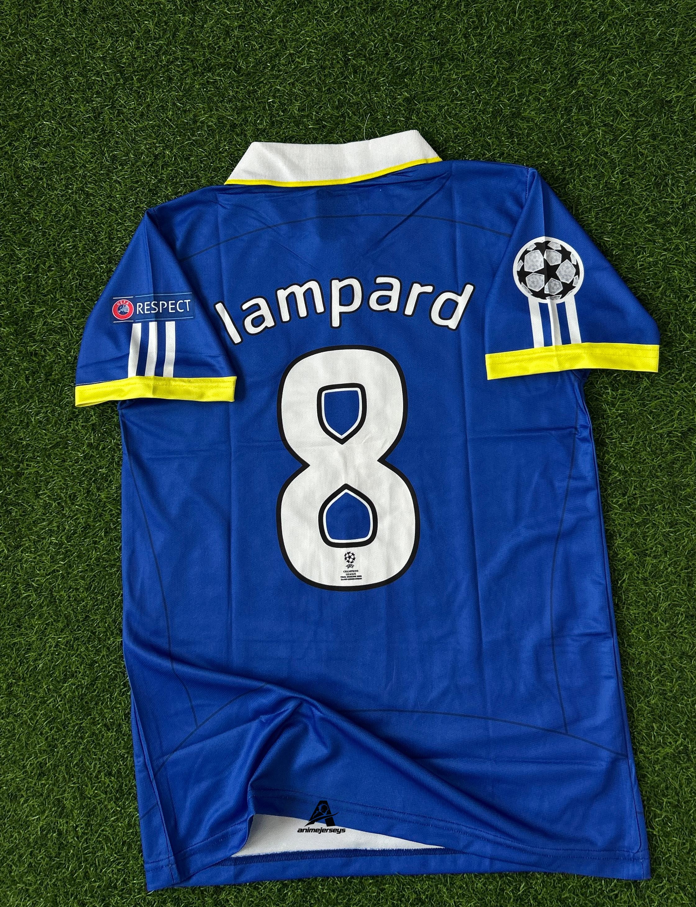 CHELSEA 2007-08 HOME KIT, HALFSLEEVE POLO EMBROIDERY