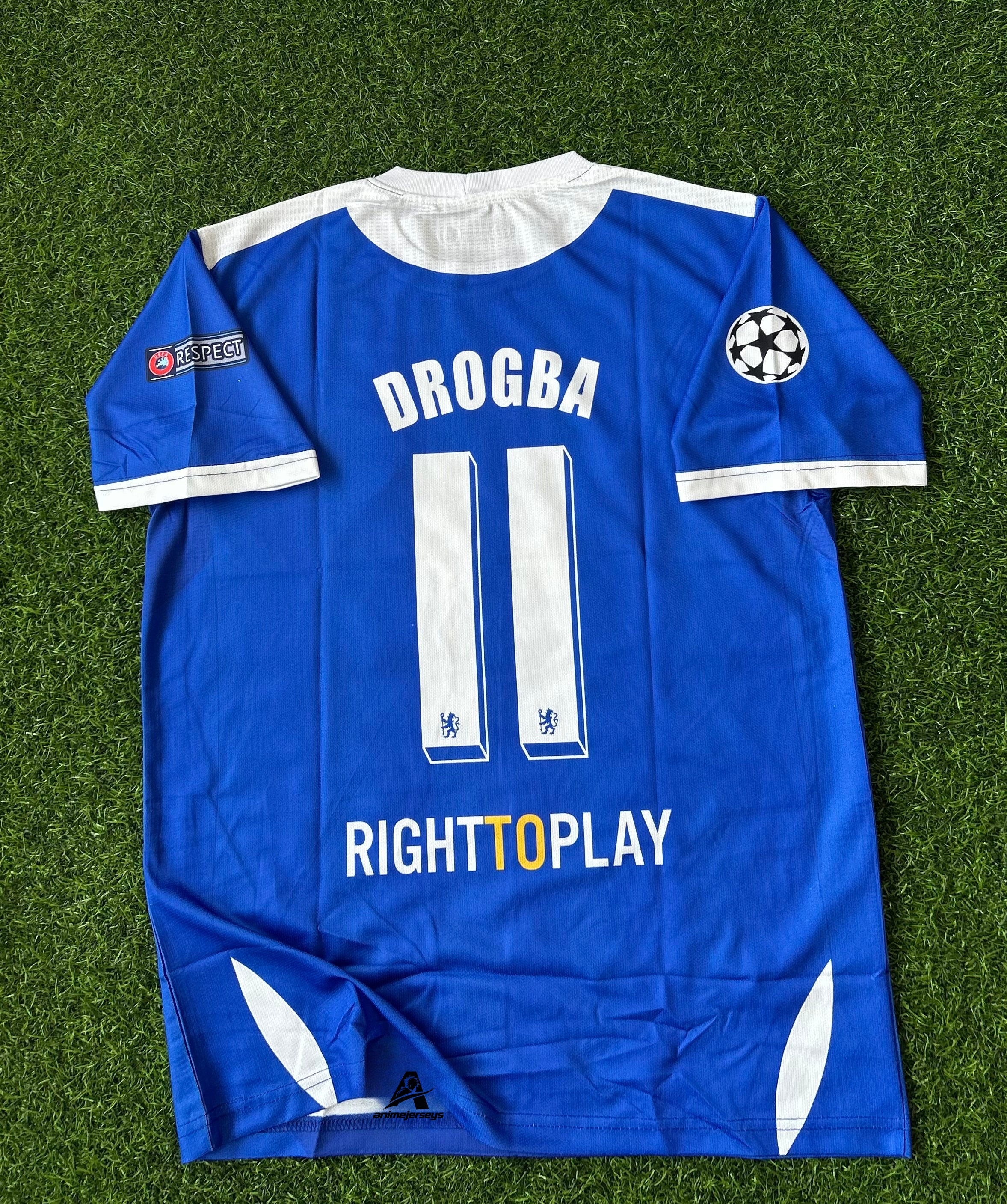 CHELSEA 2011-12 HOME KIT, HALF SLEEVE EMBROIDERY