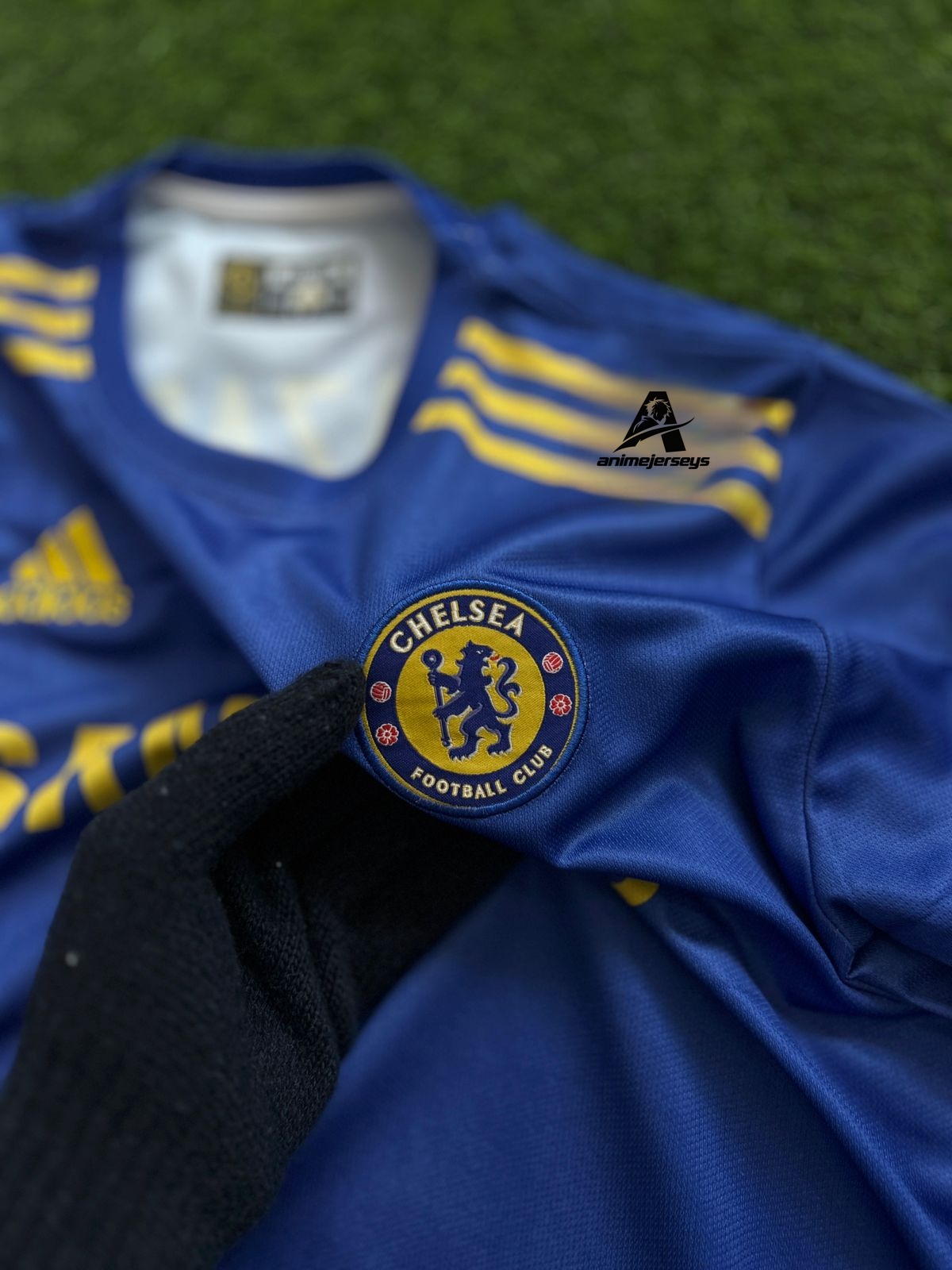 CHELSEA 2012-13 HOME KIT, HALFSLEEVE EMBROIDERY
