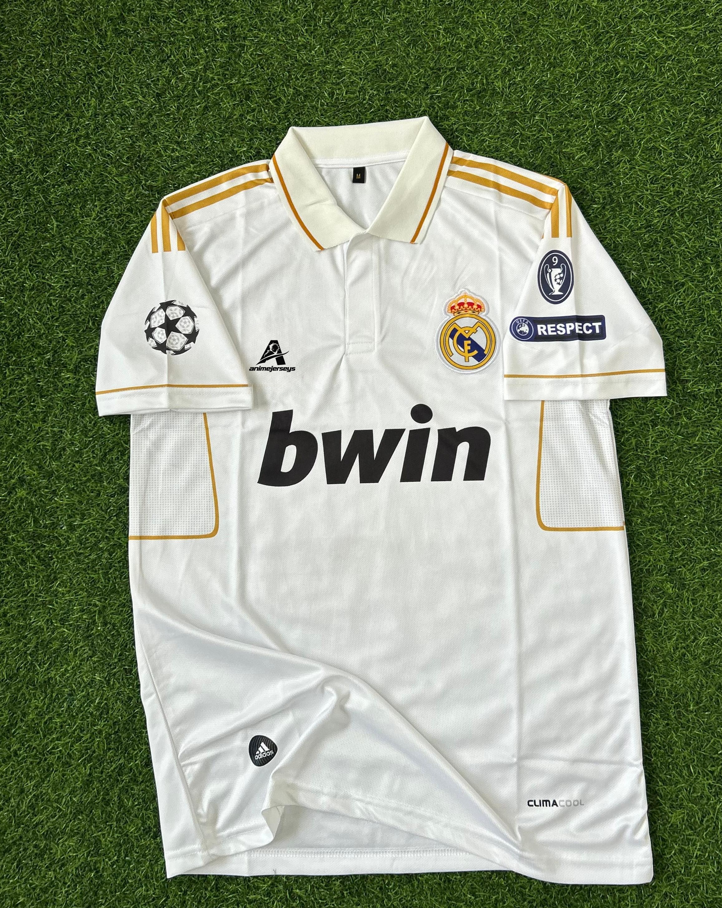 REAL MADRID 2011/12 HOME KIT RONALDO Edition  Half-Sleeve Polo T-Shirt (Embroidered)