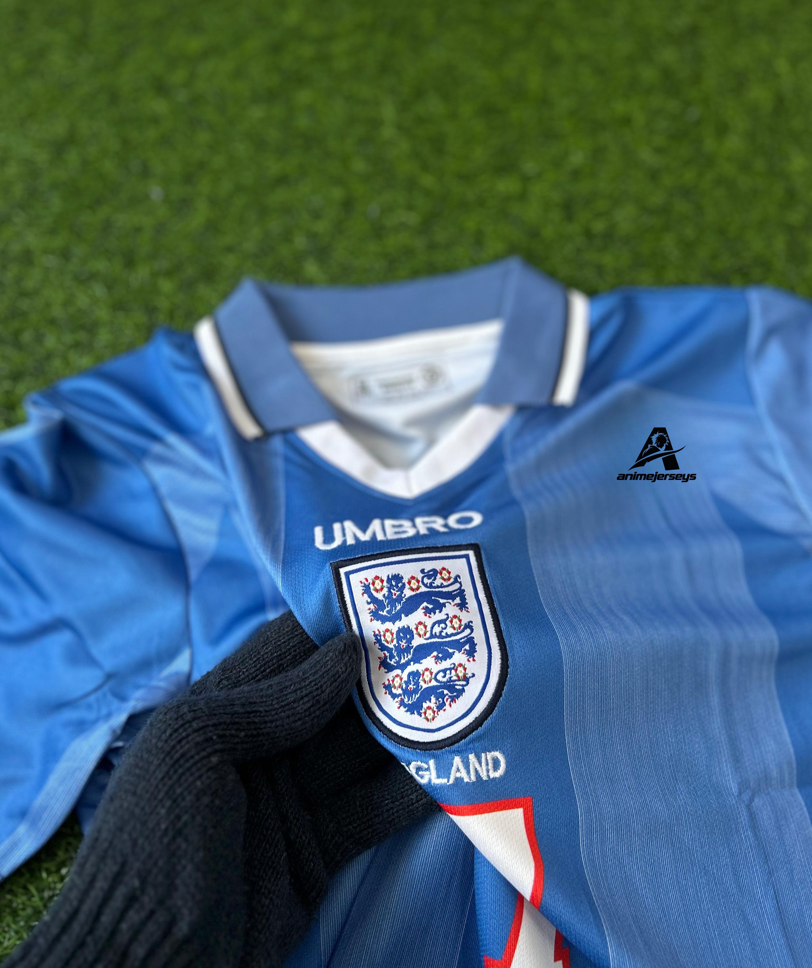 ENGLAND 1996-97 AWAY KIT.HALFSLEEVE EMBROIDERY POLO