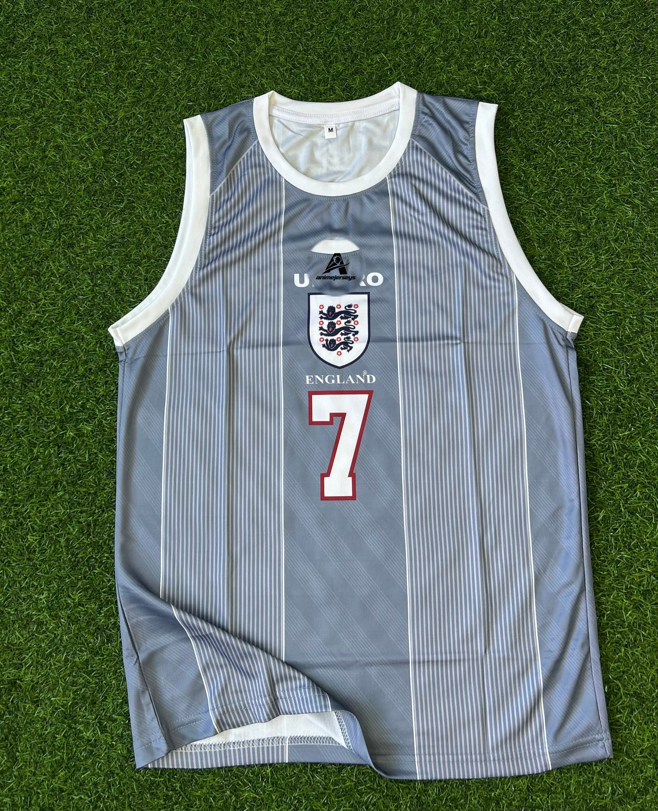 ENGLAND 1996 AWAY JERSEY, SLEEVELESS SUBLIMATION