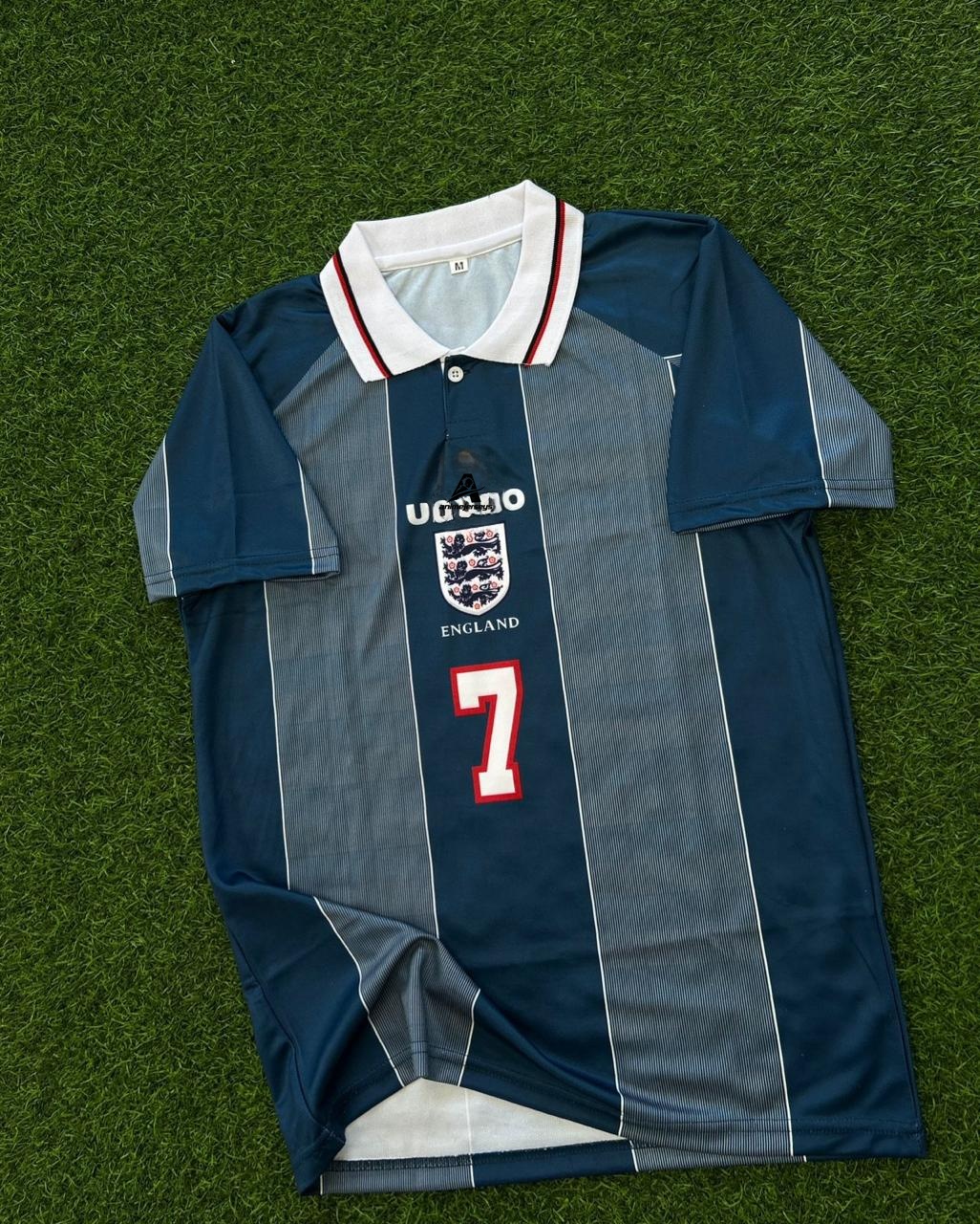 ENGLAND 1996 AWAY KIT. HALFSLEEVE POLO SUBLIMATION