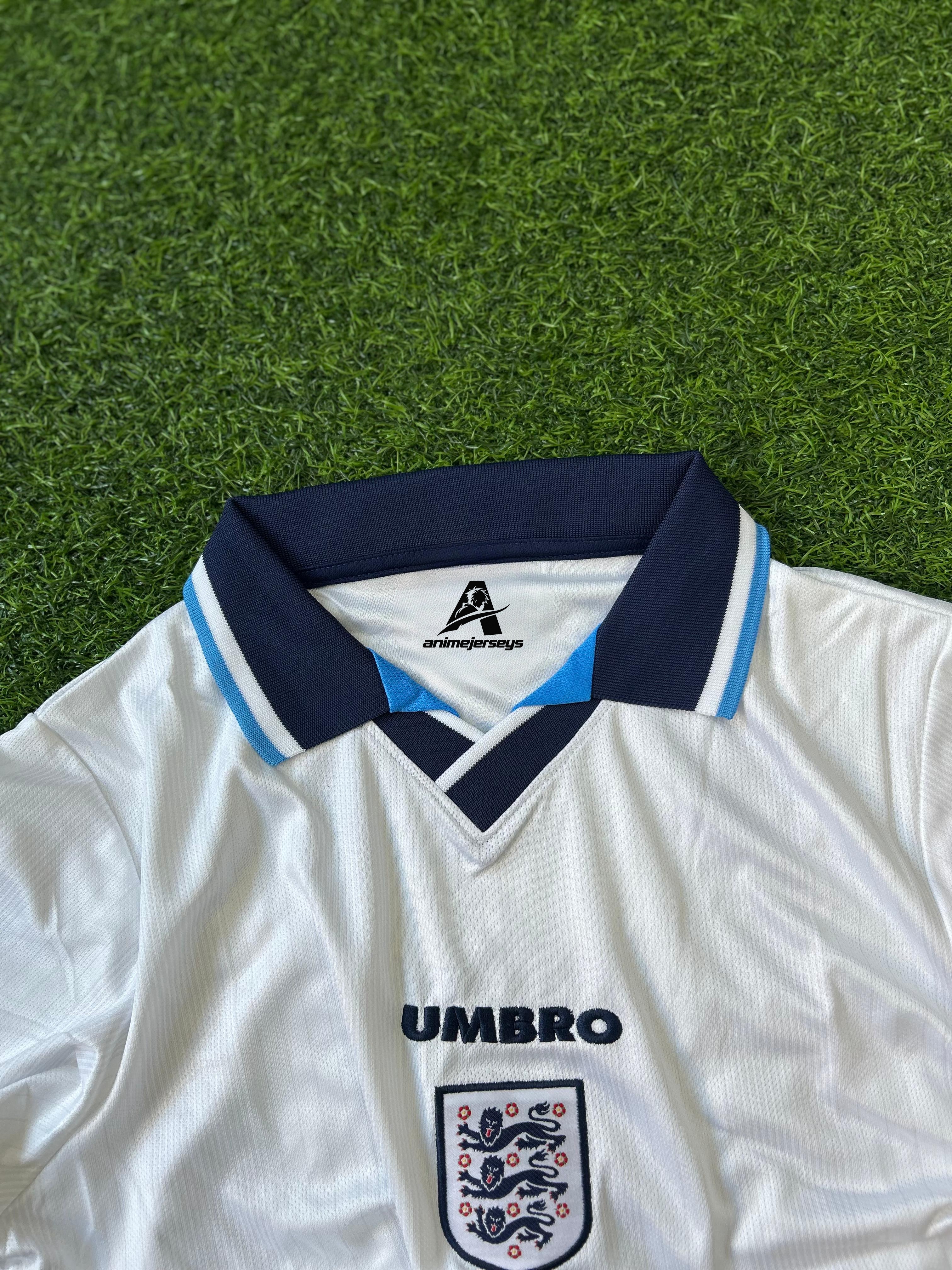 ENGLAND 1996 HOME KIT, FULLSLEEVE POLO EMBROIDERY