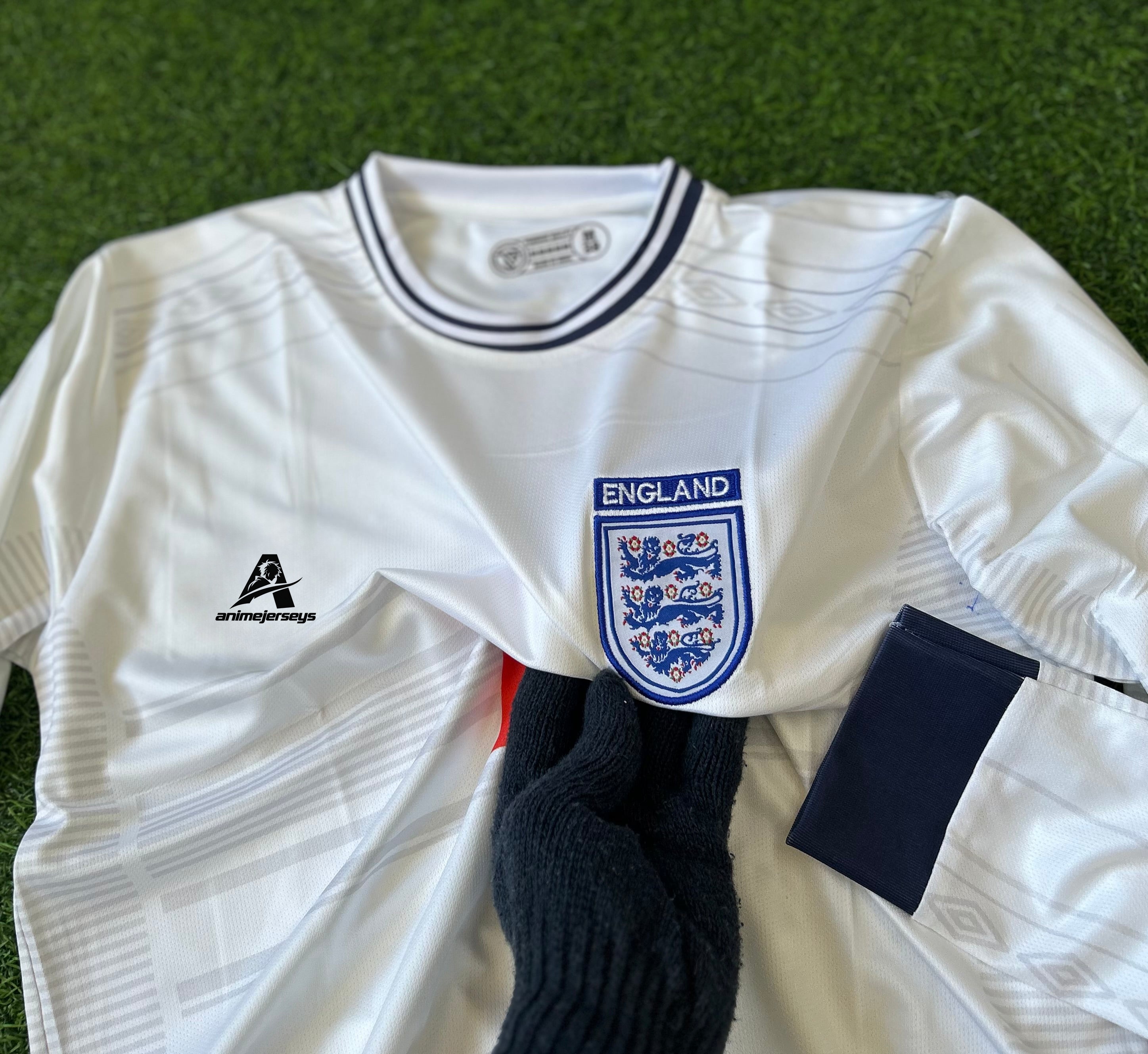 ENGLAND 2000 HOME KIT, FULL SLEEVE EMBROIDERY