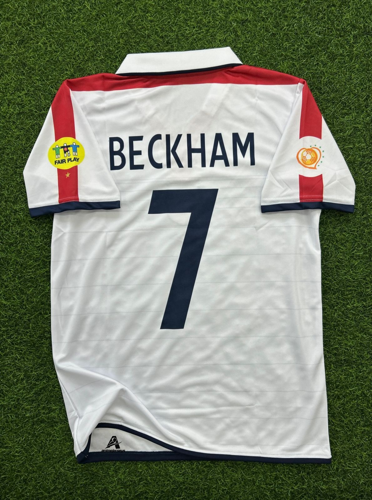 ENGLAND 2004 HOME KIT, HALFSLEEVE POLO EMBROIDERY