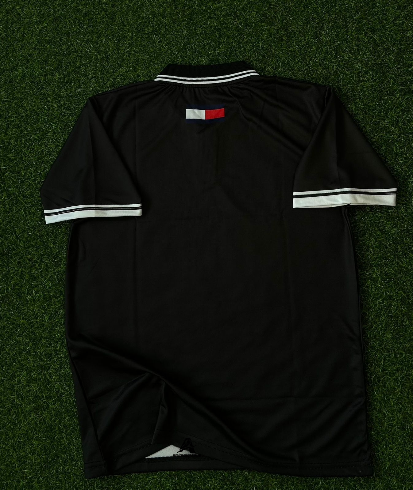 F1  BENZ BLACK, HALFSLEEVE POLO SUBLIMATION