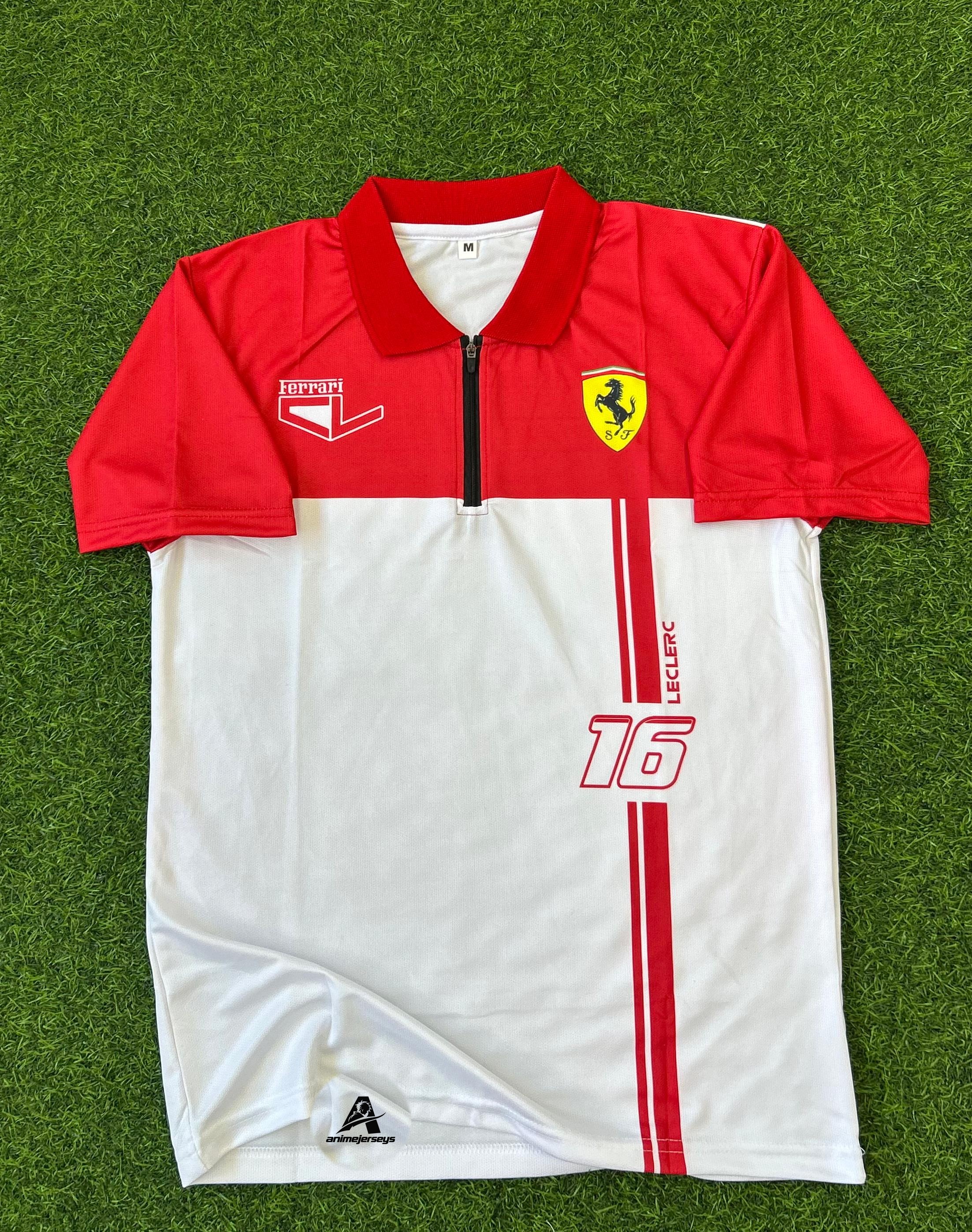 F1 JERSEY FERRARI, HALFSLEEVE POLO SUBLIMATION