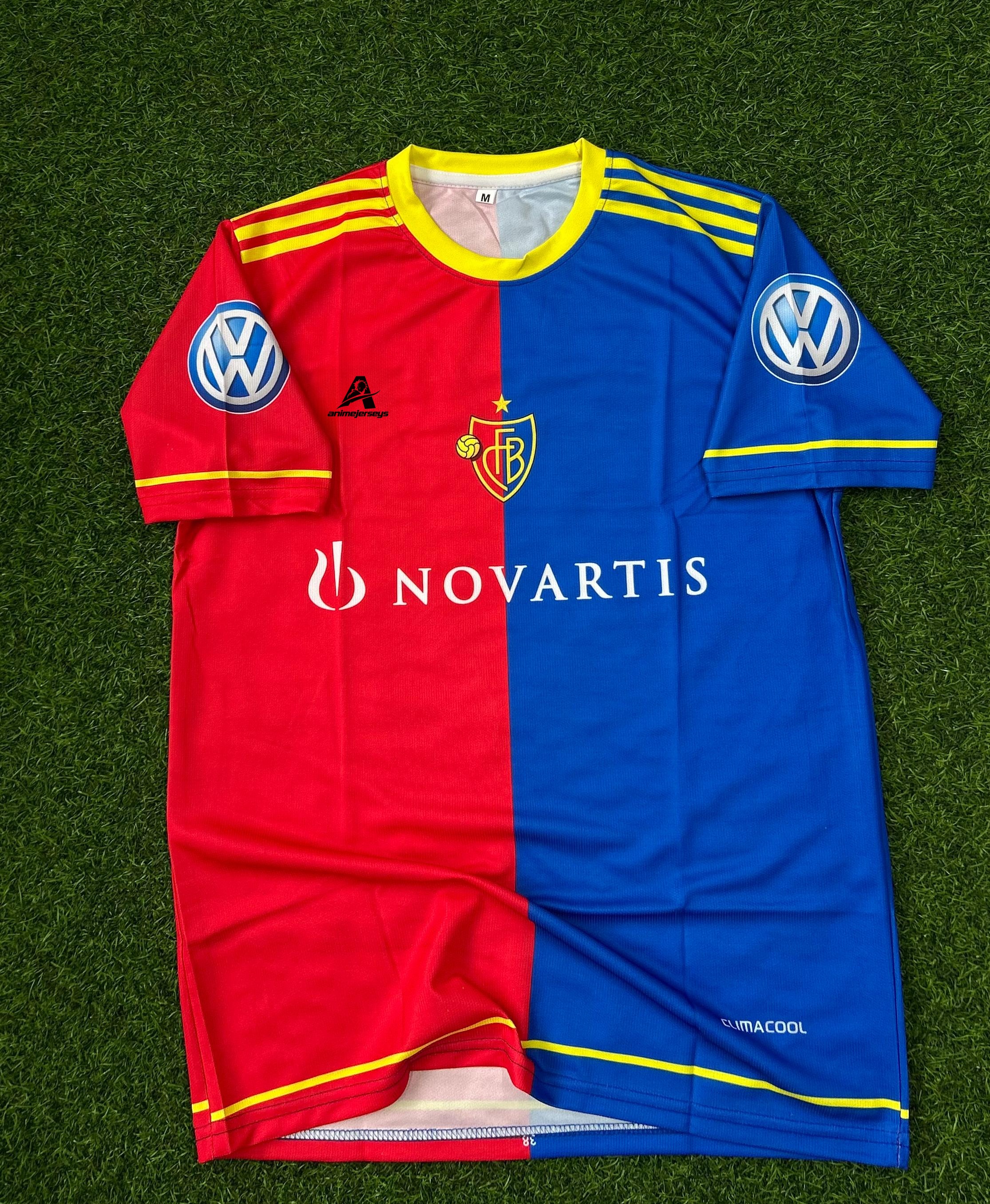 FC BASEL 2012-13 SEASON HOME JERSEY .HALFSLEEVE SUBLIMATION