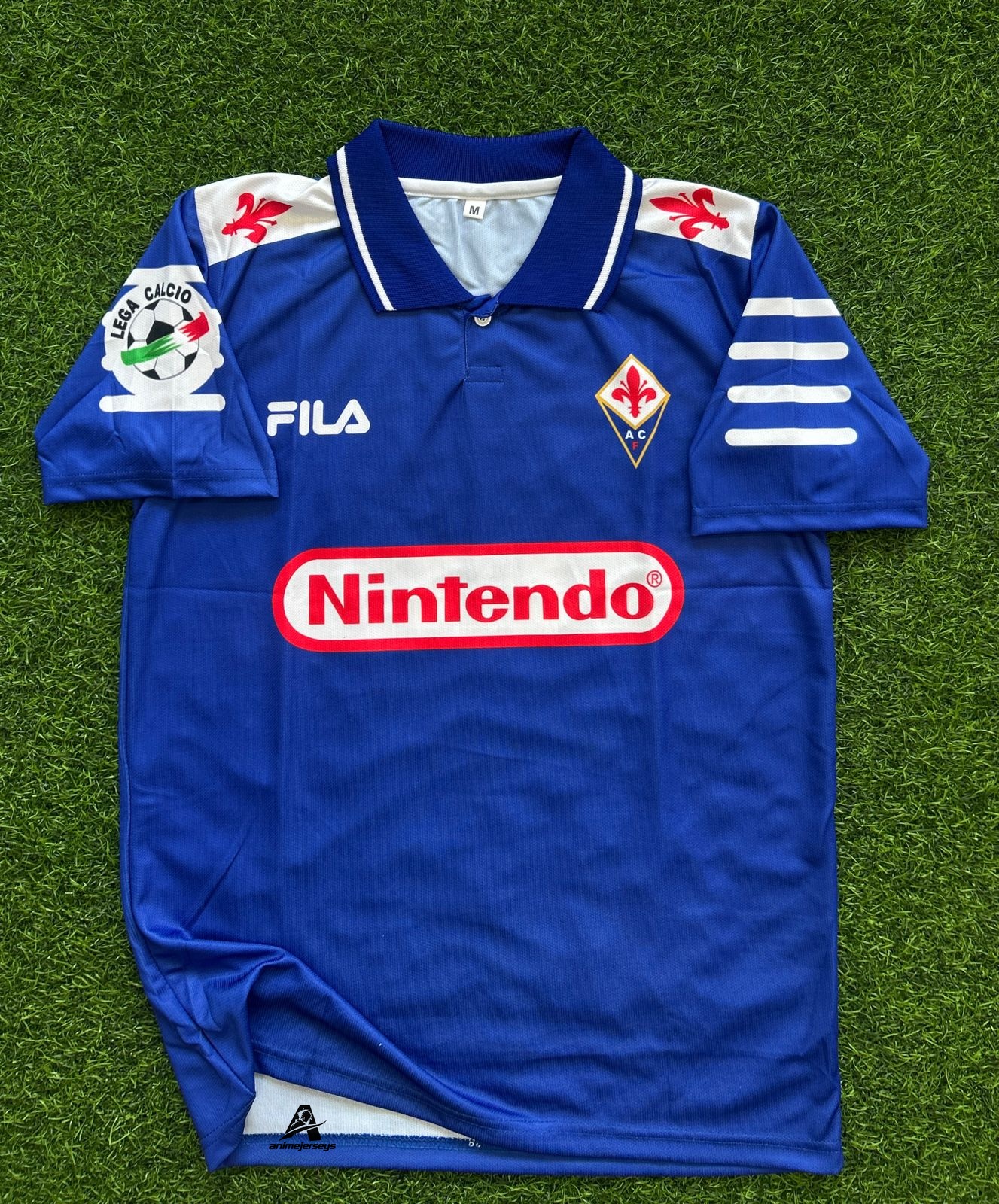 FIORENTINA FC 1998-99 HOME KIT, HALFSLEEVE POLO SUBLIMATION