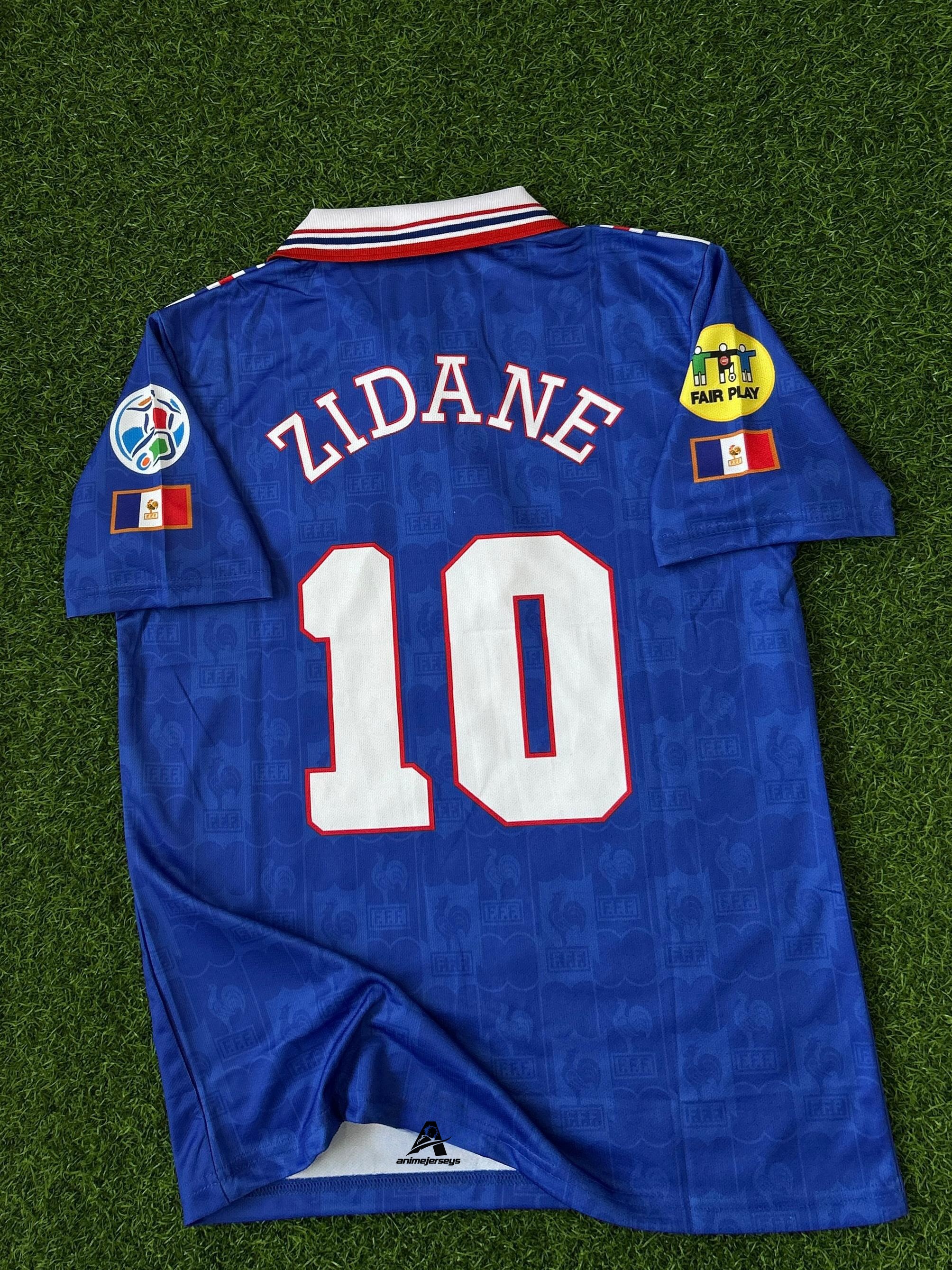 FRANCE 1996 HOME KIT, HALFSLEEVE POLO EMBROIDERY