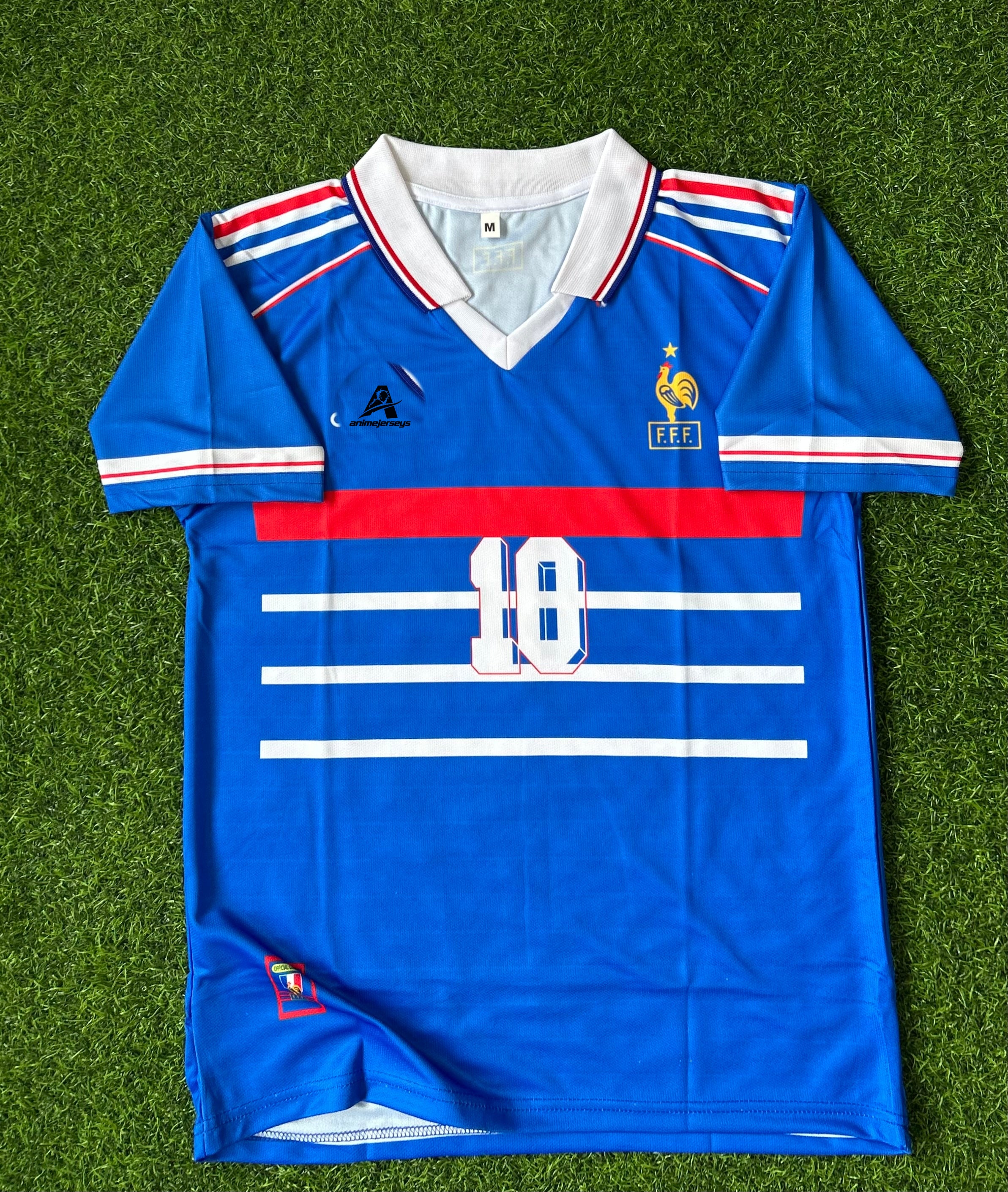 FRANCE 1998 HOME JERSEY, HALF SLEEVE POLO SUBLIMATION