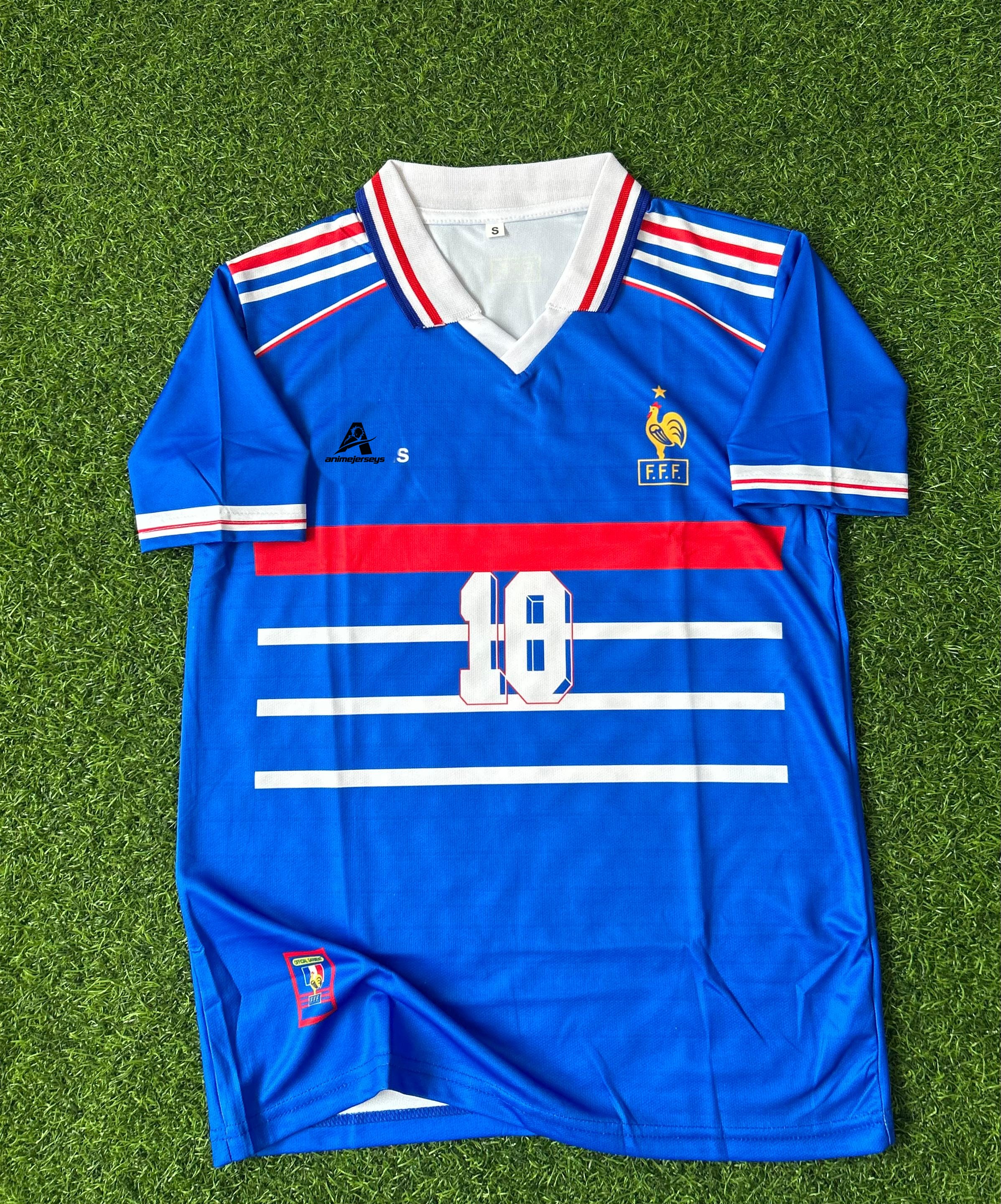 FRANCE 1998 HOME KIT, HALFSLEEVE POLO SUBLIMATION